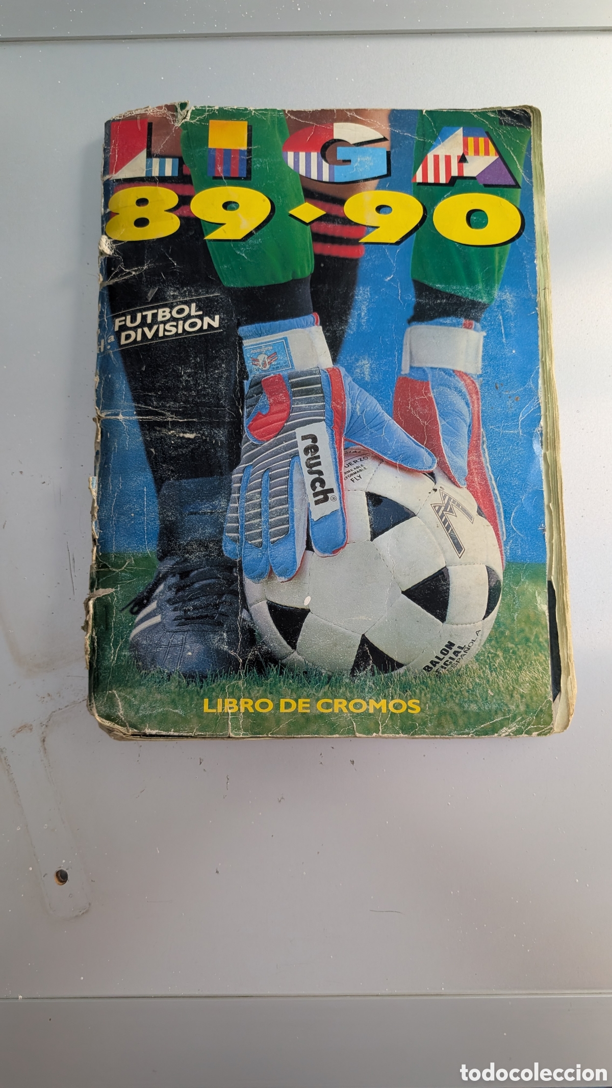 Cromos de f&uacute;tbol: ALBUM LIGA ESTE 1989/90 89 90 INCOMPLETO CON BASTANTES CROMOS EN REGULAR ESTADO LEER