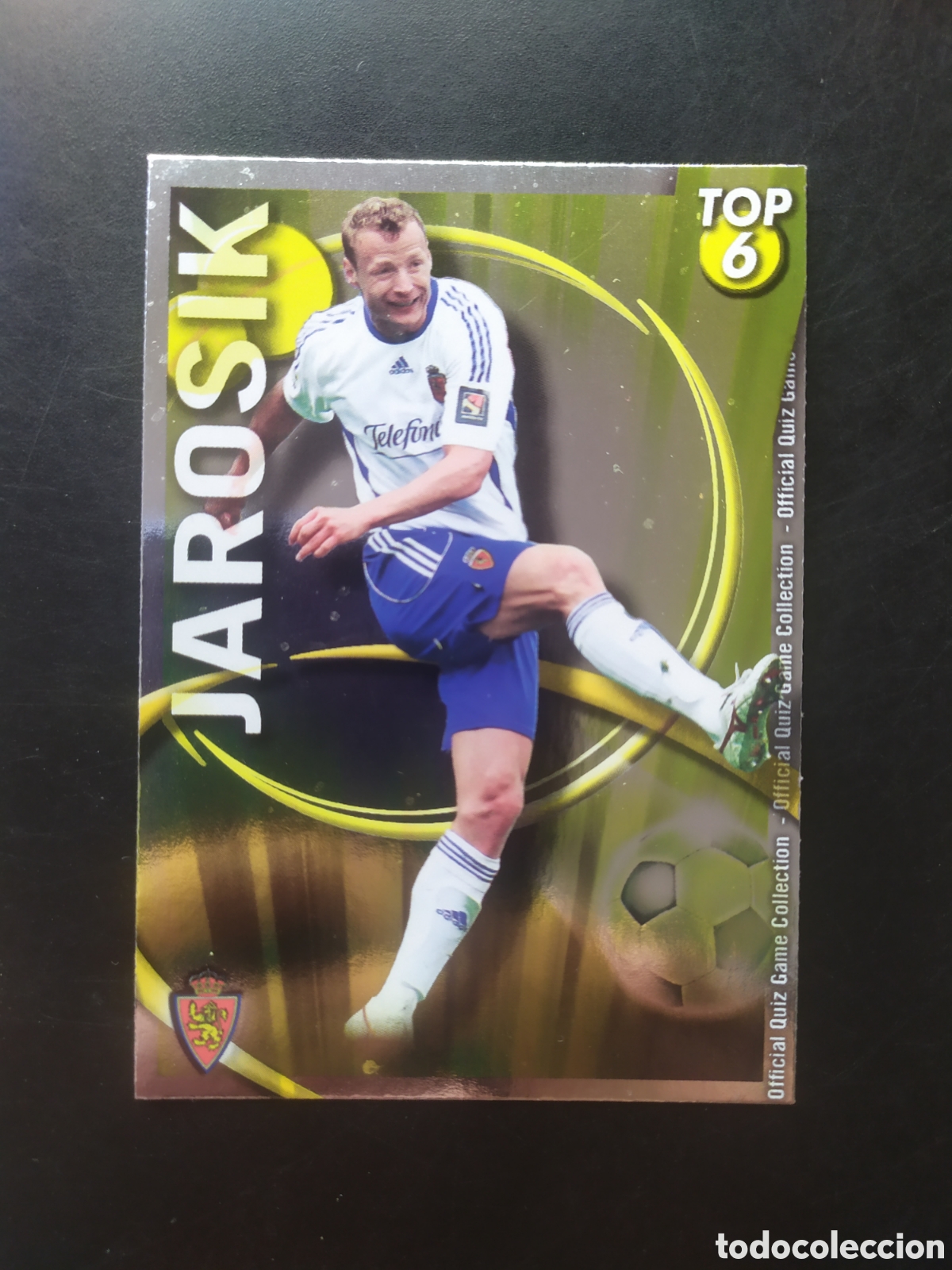 Football Stickers: Mundicromo fichas liga 2010 2011 10 11 Jarosik top dorado n&deg; 591 Real Zaragoza