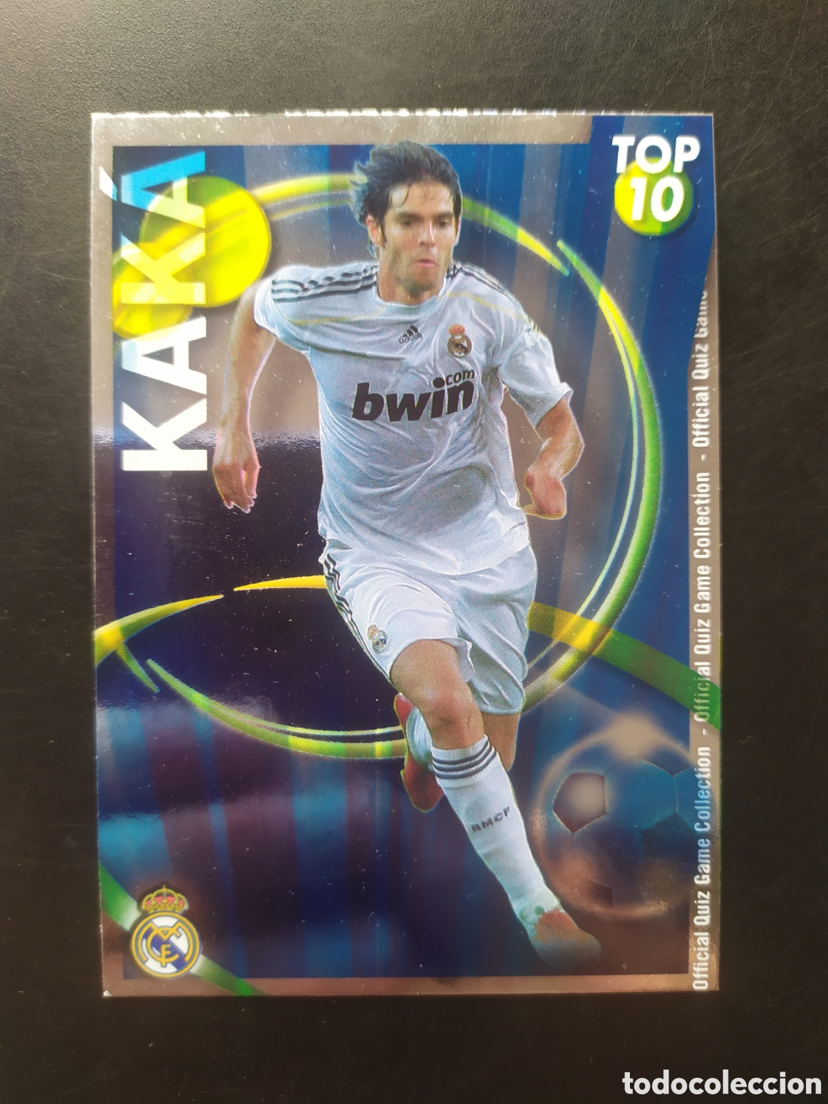 Football Stickers: Mundicromo fichas liga 2010 2011 10 11 Kaka top azul n&deg; 614 Real Madrid