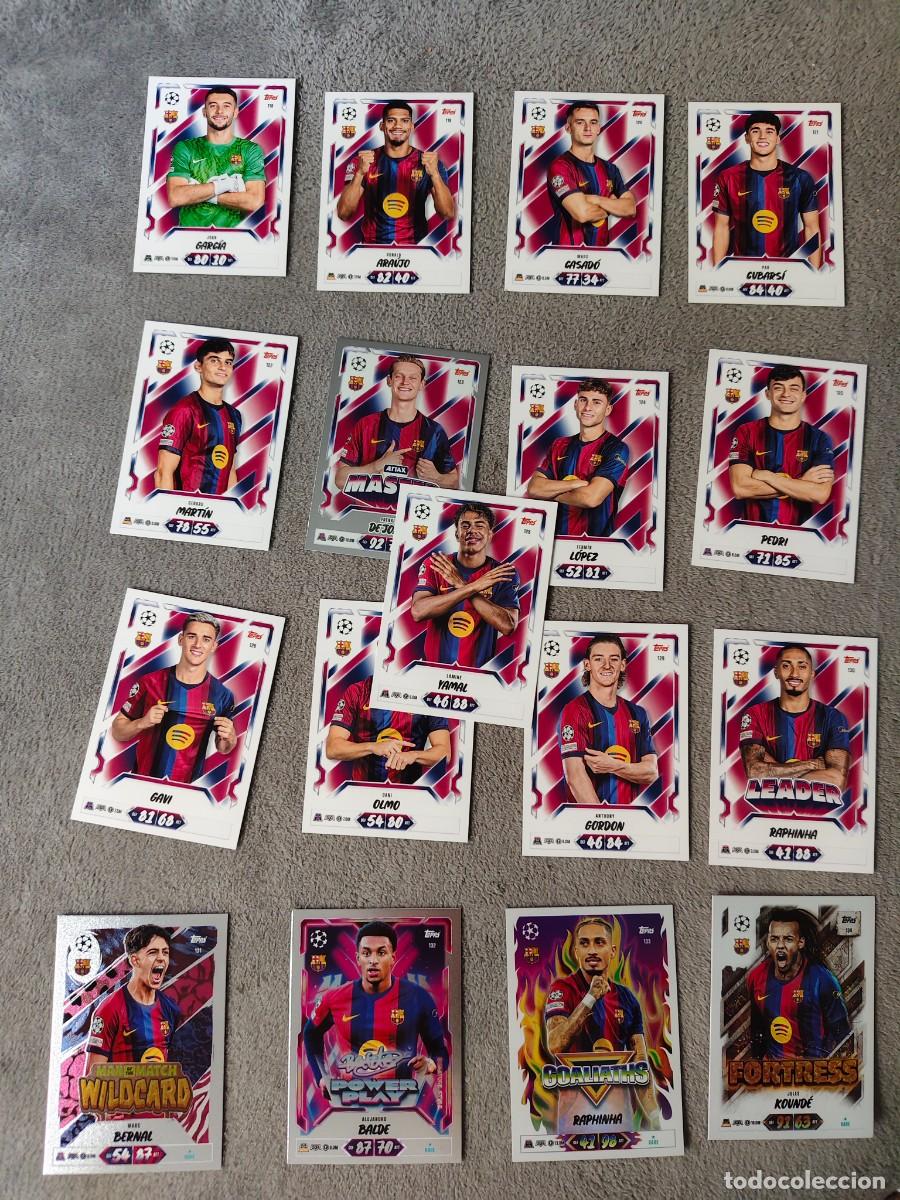 Figurine di Calcio: LOTE 13 BASE 4 ESPECIALES BARCELONA LAMINE YAMAL PEDRI MATCH ATTAX 26/27 2026 2027 TOPPS UCC AAU