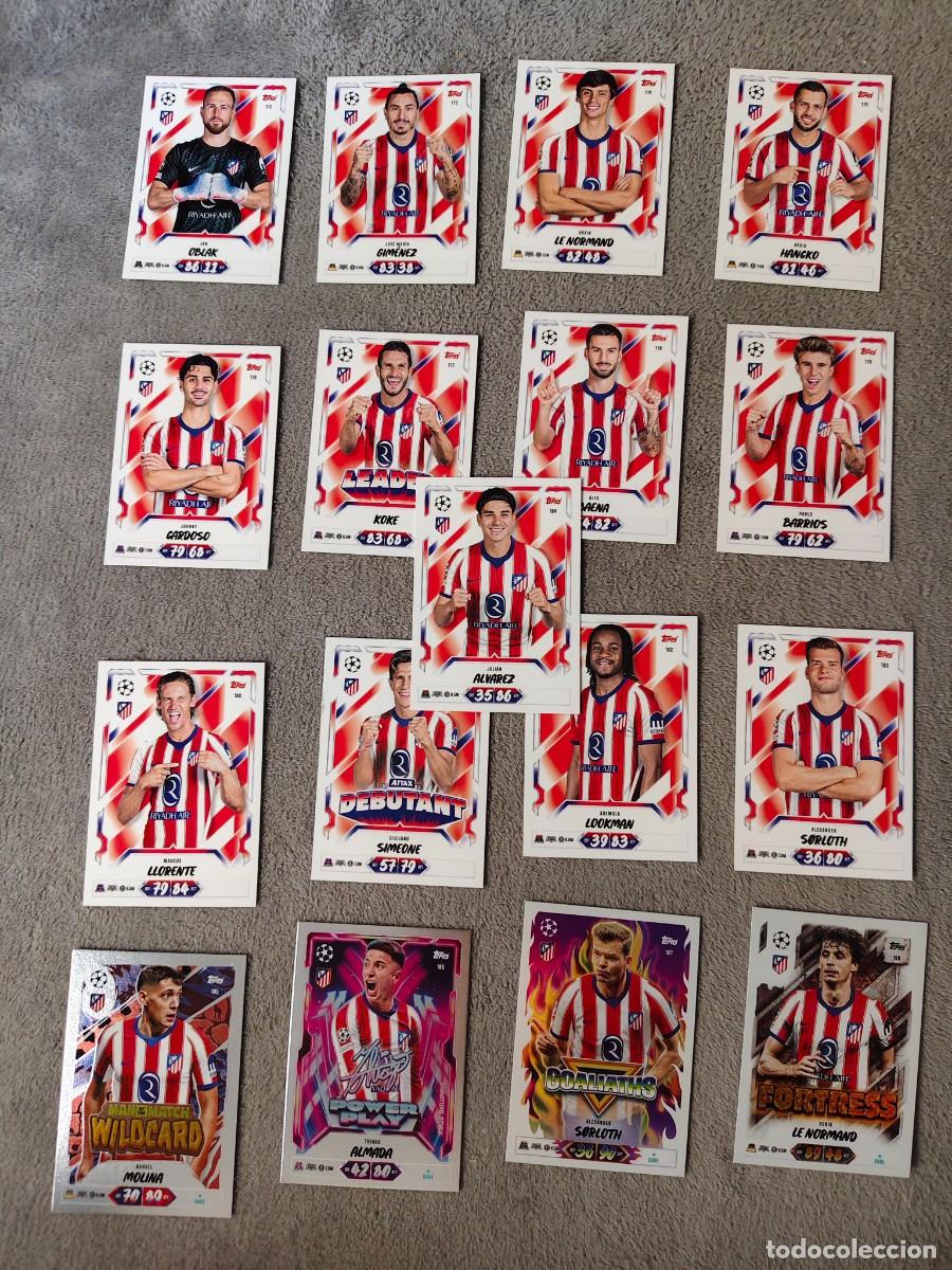 Cromos de f&uacute;tbol: LOTE 13 BASE 4 ESPECIALES ATL&Eacute;TICO DE MADRID JULI&Aacute;N BAENA MATCH ATTAX 26/27 2026 2027 TOPPS UCC AAU