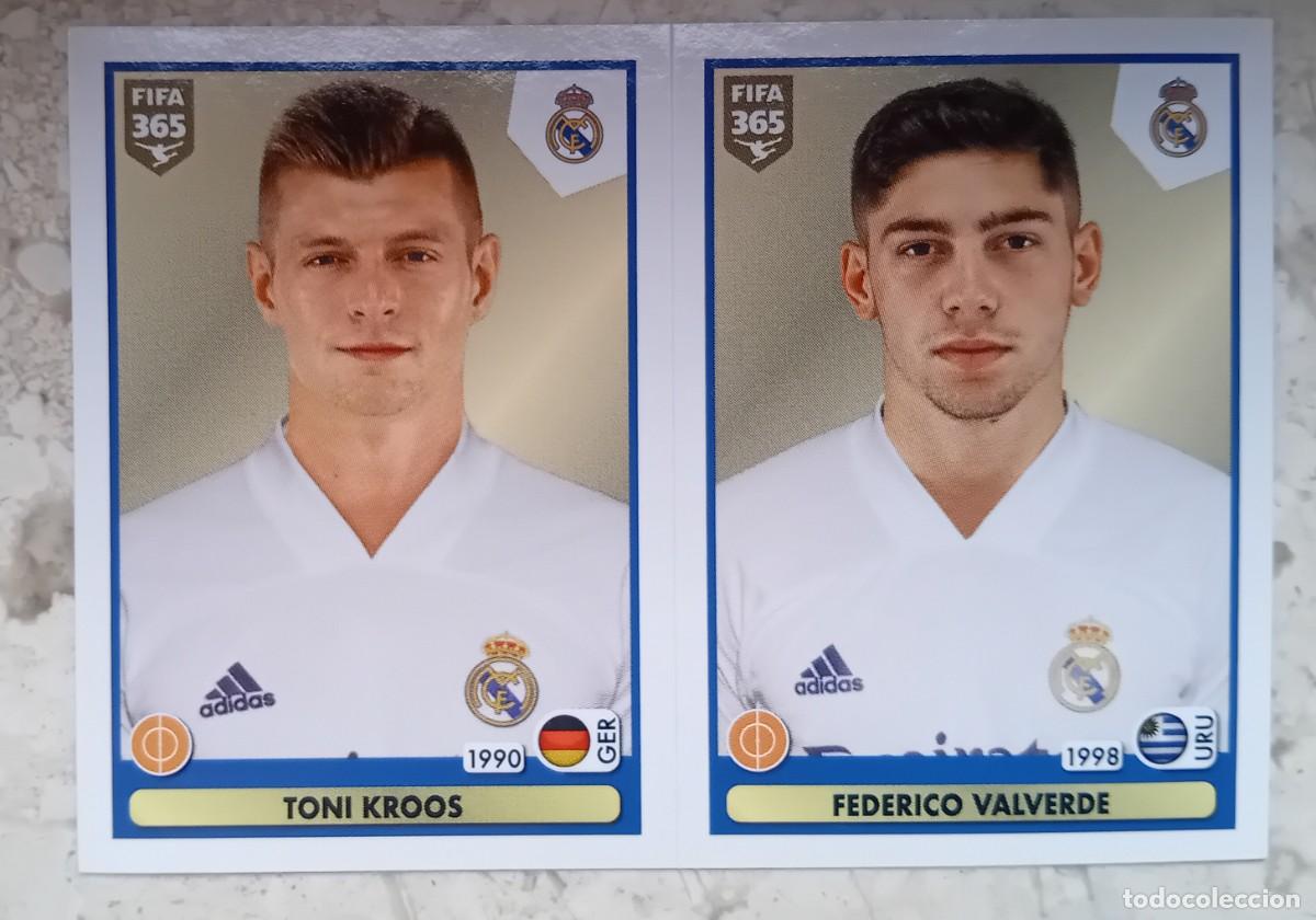 Cromos de f&uacute;tbol: Figurina Panini 2020-21 Cromo Fifa 365 2021 Kroos Valverde Real Madrid n 125
