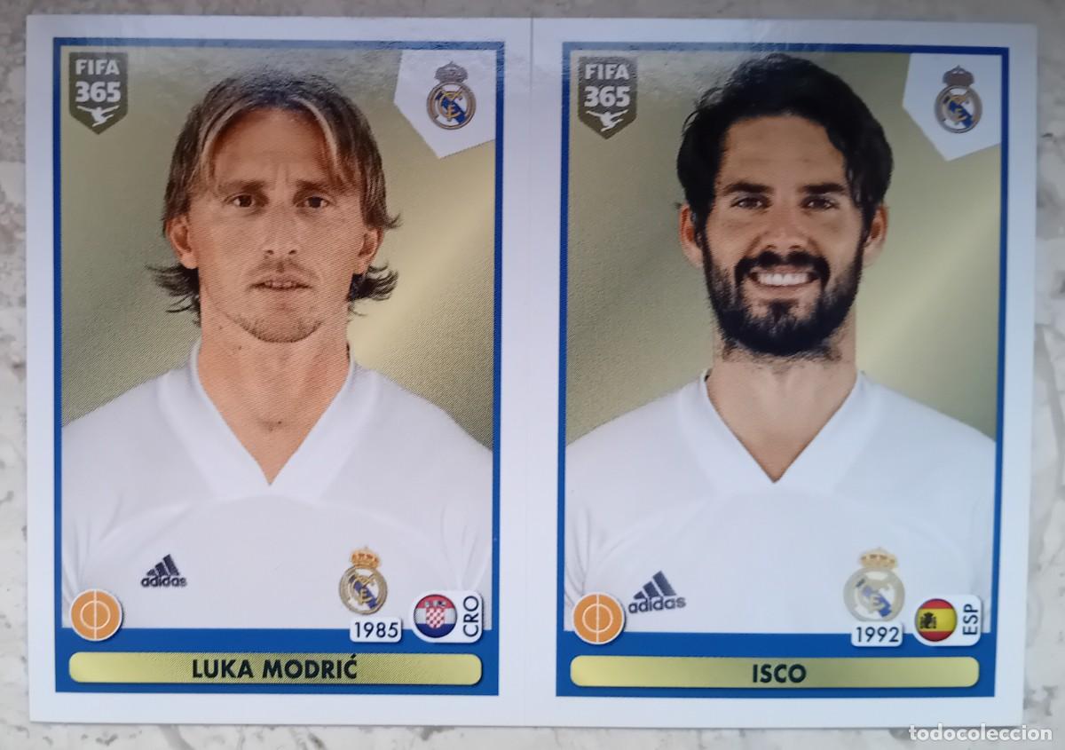 Cromos de f&uacute;tbol: Figurina Panini 2020-21 Cromo Fifa 365 2021 Modric Isco Real Madrid n 129