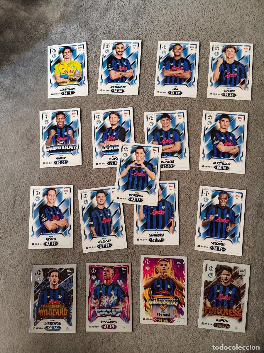 Cromos de f&uacute;tbol: LOTE 13 BASE 4 ESPECIALES ATALANTA BC RASPADORI MATCH ATTAX 26/27 2026 2027 TOPPS UCC AAU
