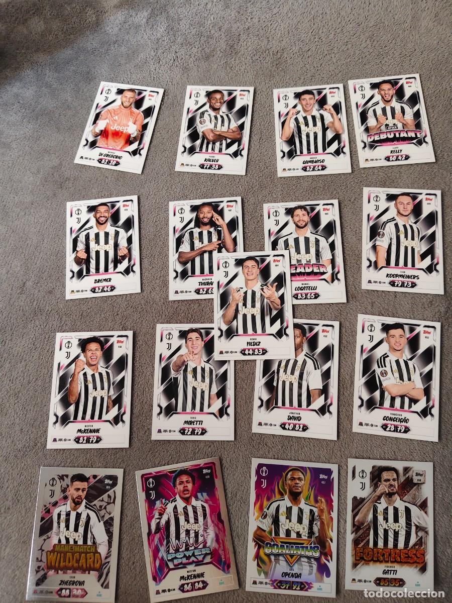 Cromos de Futebol: LOTE 13 BASE 4 ESPECIALES JUVENTUS YILDIZ MATCH ATTAX 26/27 2026 2027 TOPPS UCC AAU