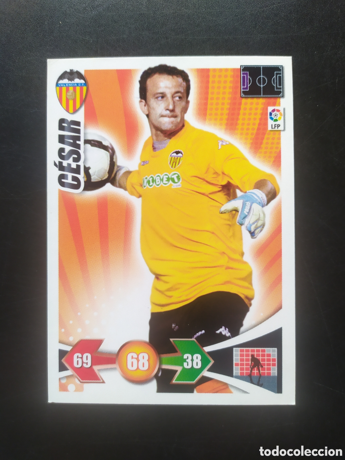 Cromos de Futebol: Adrenalyn 2009 2010 09 10 panini C&eacute;sar n&deg; 271 Valencia