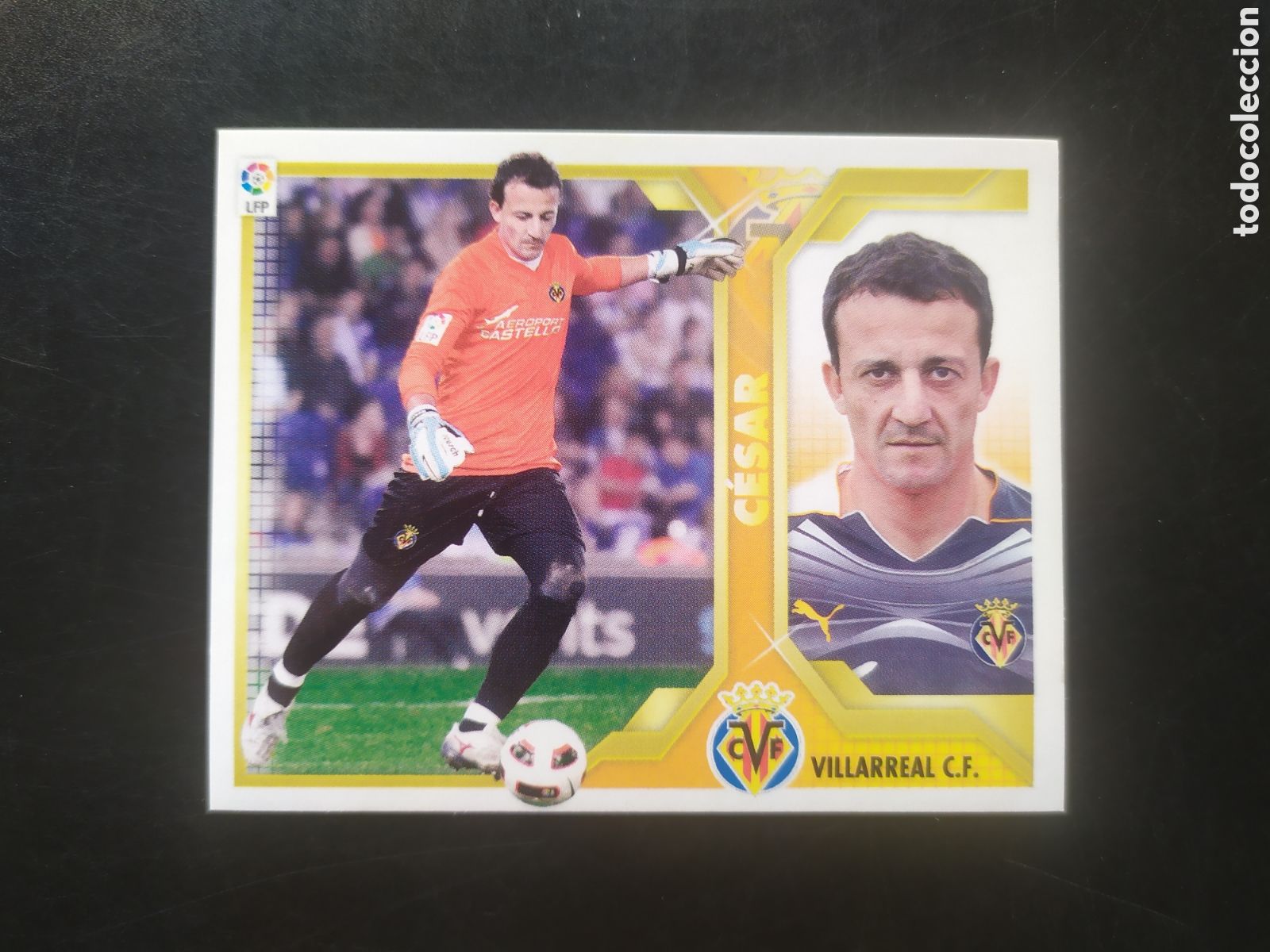 Cartes &agrave; collectionner de Football: Liga este 2011 2012 11 12 panini C&eacute;sar n&deg; 2 Villarreal