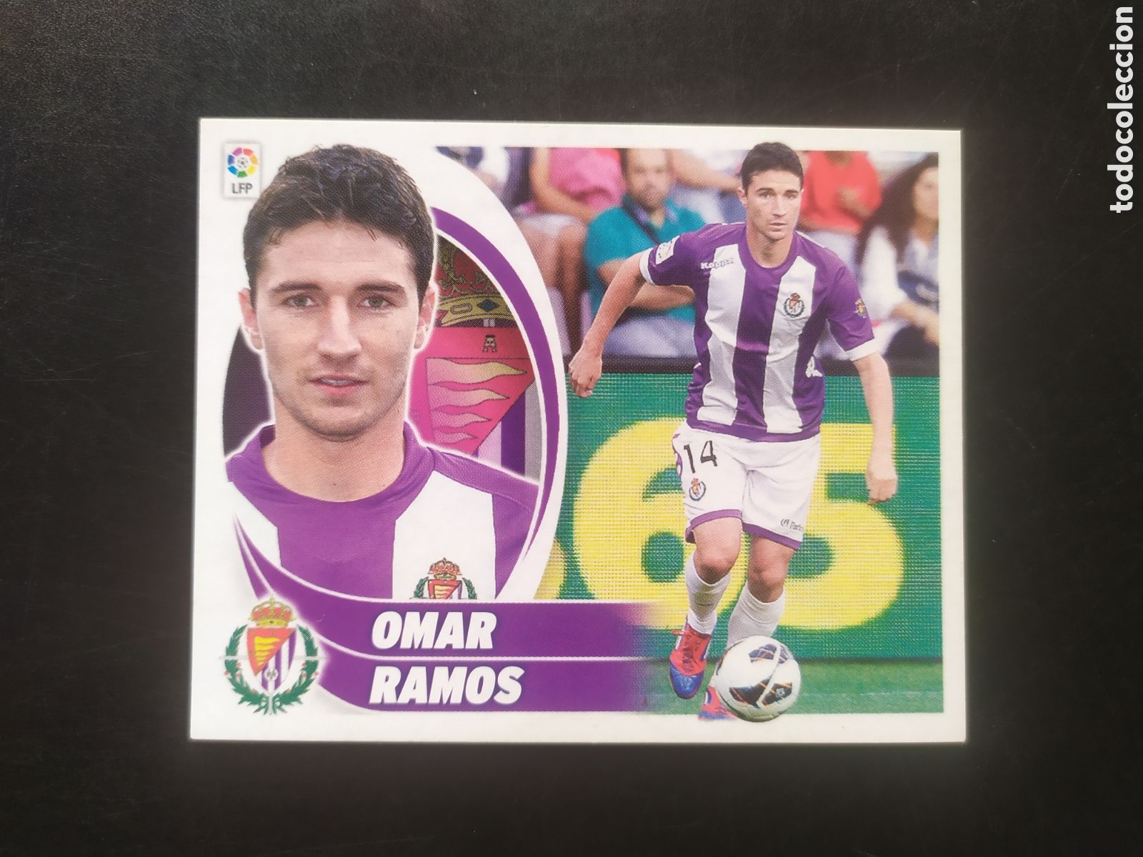 Cartes &agrave; collectionner de Football: Liga este 2012 2013 12 13 panini Omar Ramos coloca n&deg; 16 bis Valladolid