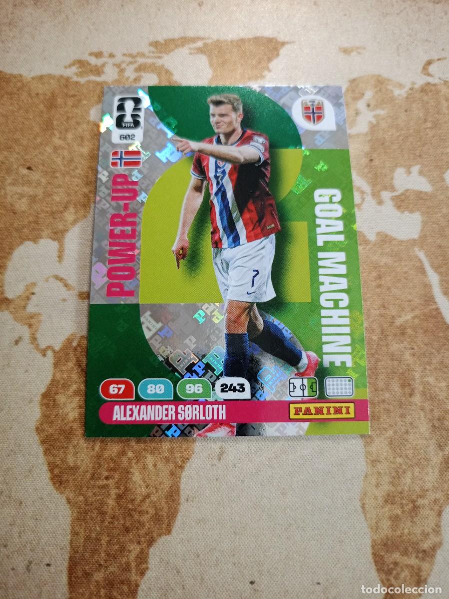 Cartes &agrave; collectionner de Football: Goal Machine 602 ALEXANDER SORLOTH Adrenalyn WORLD cup 2026