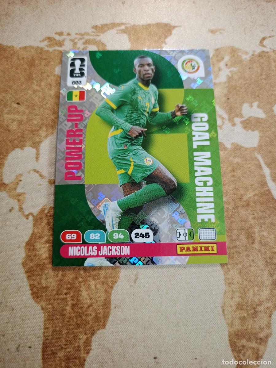 Cartes &agrave; collectionner de Football: Goal Machine 603 NICOL&Aacute;S JACKSON Adrenalyn WORLD cup 2026