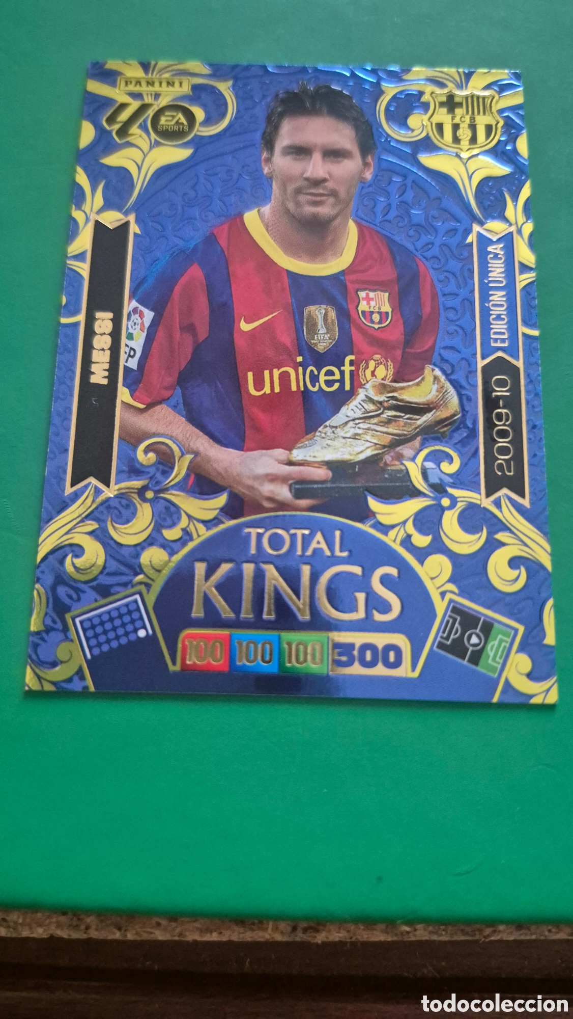 Cartes &agrave; collectionner de Football: ADRENALYN XL MESSI EDICION UNICA TOTAL KINGS 2009 2010 BARCELONA CROMO LIGA 2025 2026 25 26 PANINI