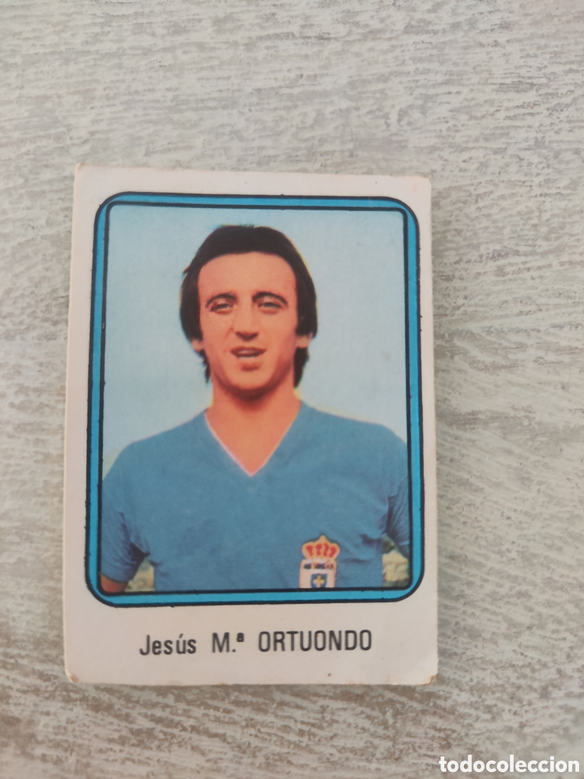Cromos de Futebol: Vulcano 75 76 1975 1976 sin pegar n&uacute;mero 180 Oviedo Ortuondo