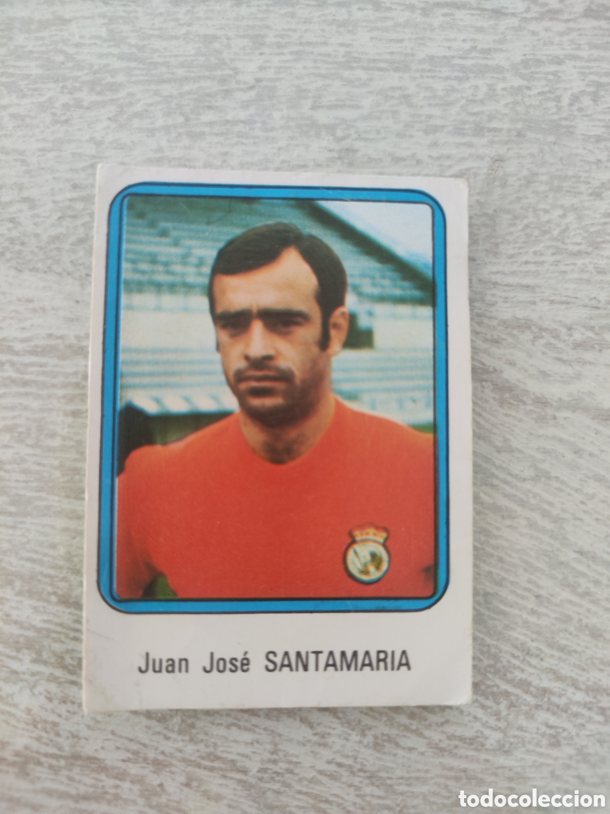 Cromos de Futebol: Vulcano 75 76 1975 1976 sin pegar n&uacute;mero 182 Racing Santander Santamaria
