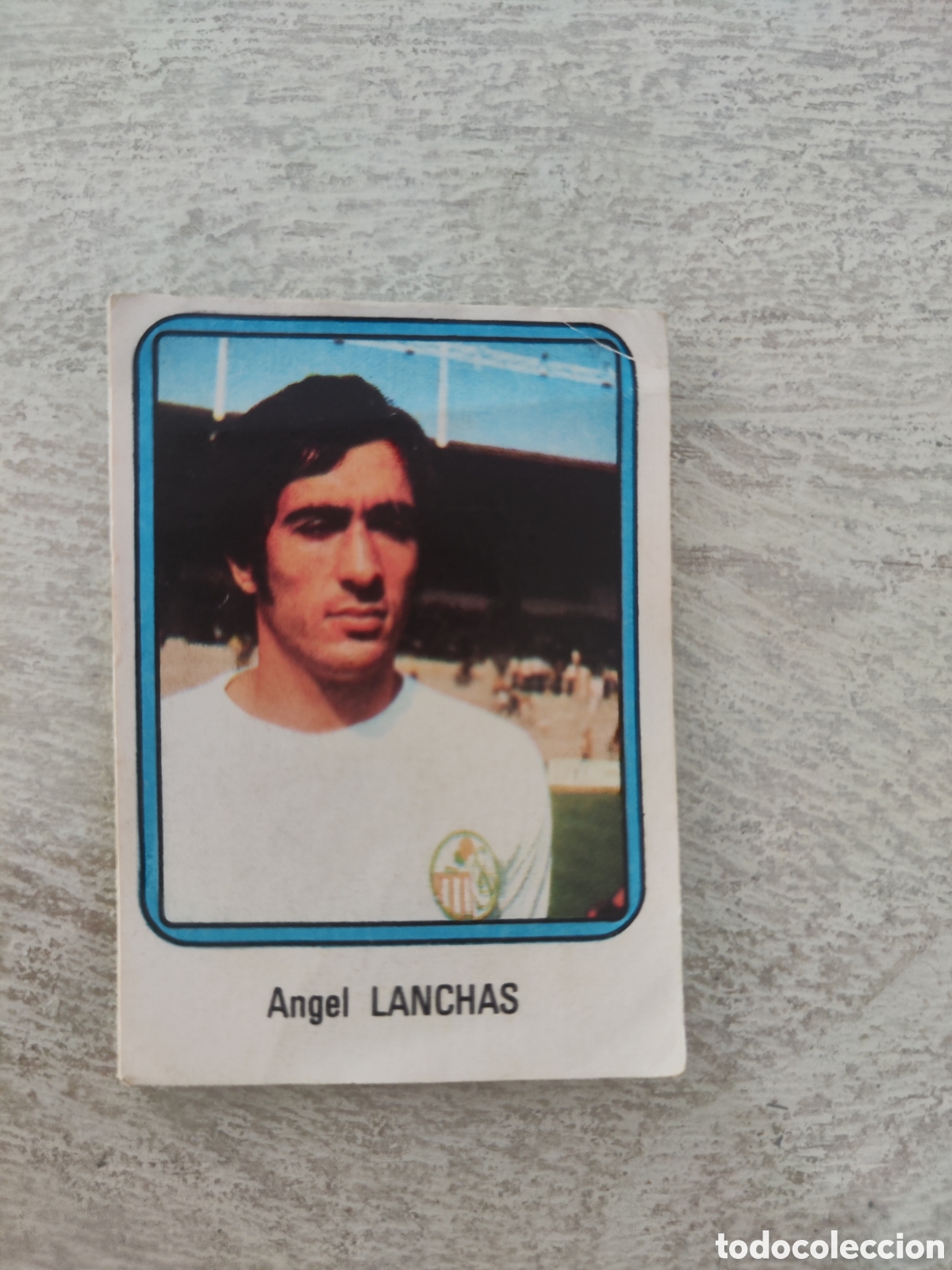 Cartes &agrave; collectionner de Football: Vulcano 75 76 1975 1976 sin pegar n&uacute;mero 213 Salamanca Lanchas con doblez en parte superior
