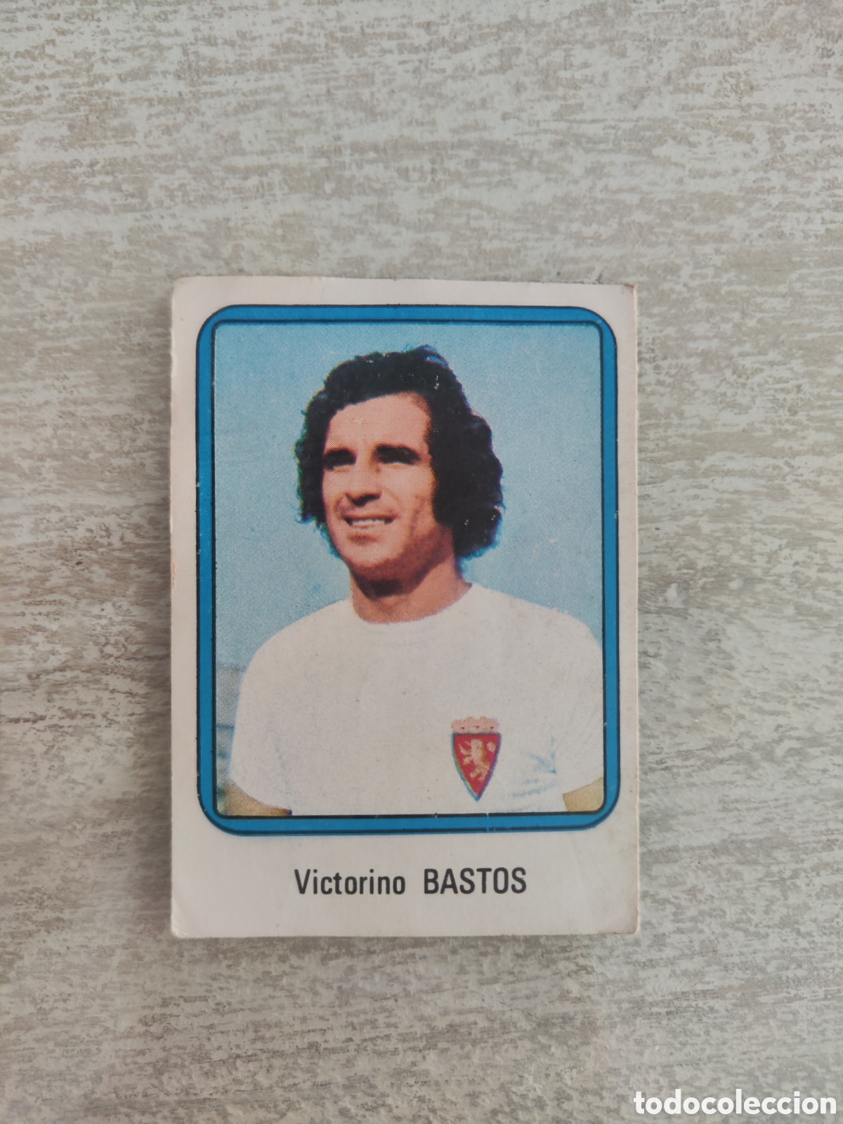 Cromos de Futebol: Vulcano 75 76 1975 1976 sin pegar n&uacute;mero 271 Real Zaragoza Bastos