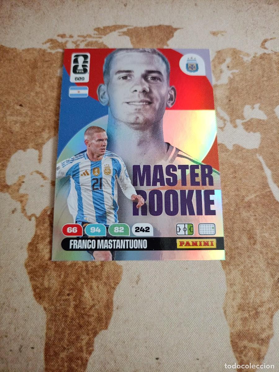 Cromos de Futebol: Master Rookie 609 FRANCO MASTANTUONO Adrenalyn WORLD cup 2026