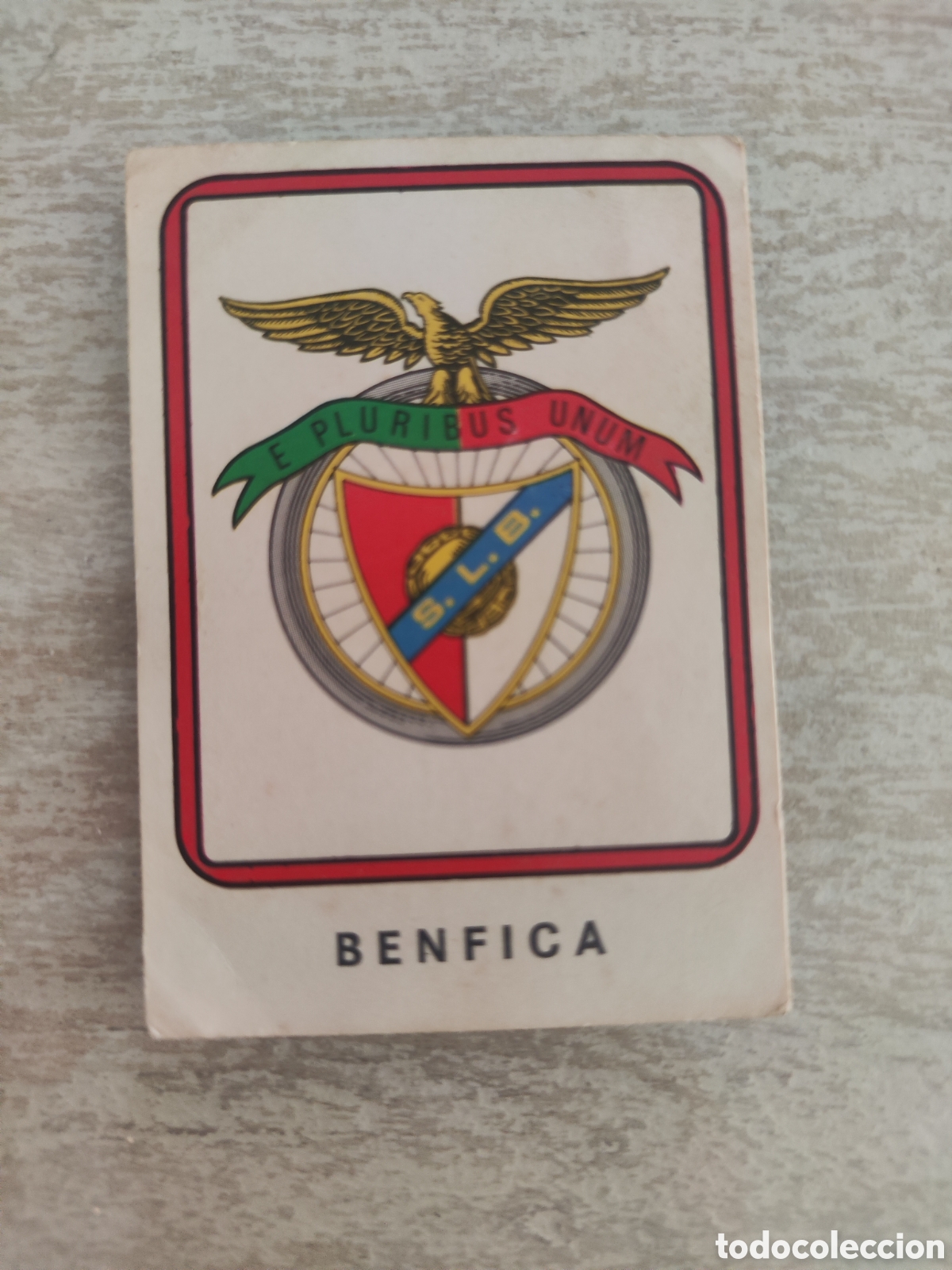 Cromos de Futebol: Vulcano 75 76 1975 1976 sin pegar n&uacute;mero 317 Escudo Benfica