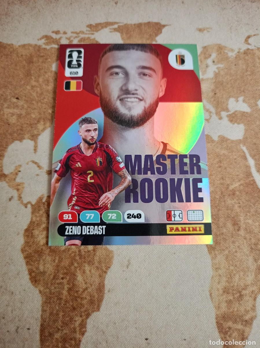 Cromos de Futebol: Master Rookie 610 ZENO DEBAST Adrenalyn WORLD cup 2026