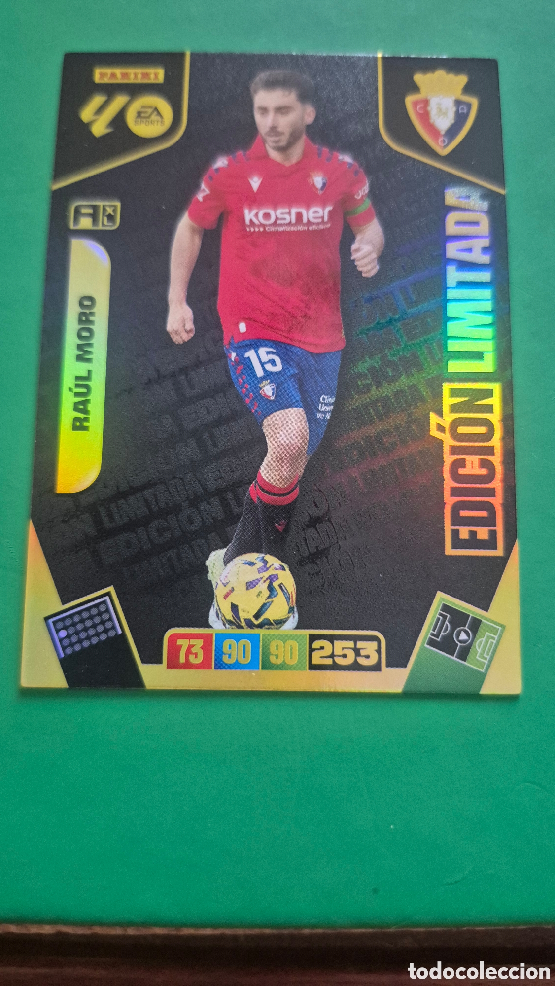 Cromos de Futebol: Panini Adrenalyn 2025 2026 25 26 Ra&uacute;l Moro Osasuna edici&oacute;n limitada