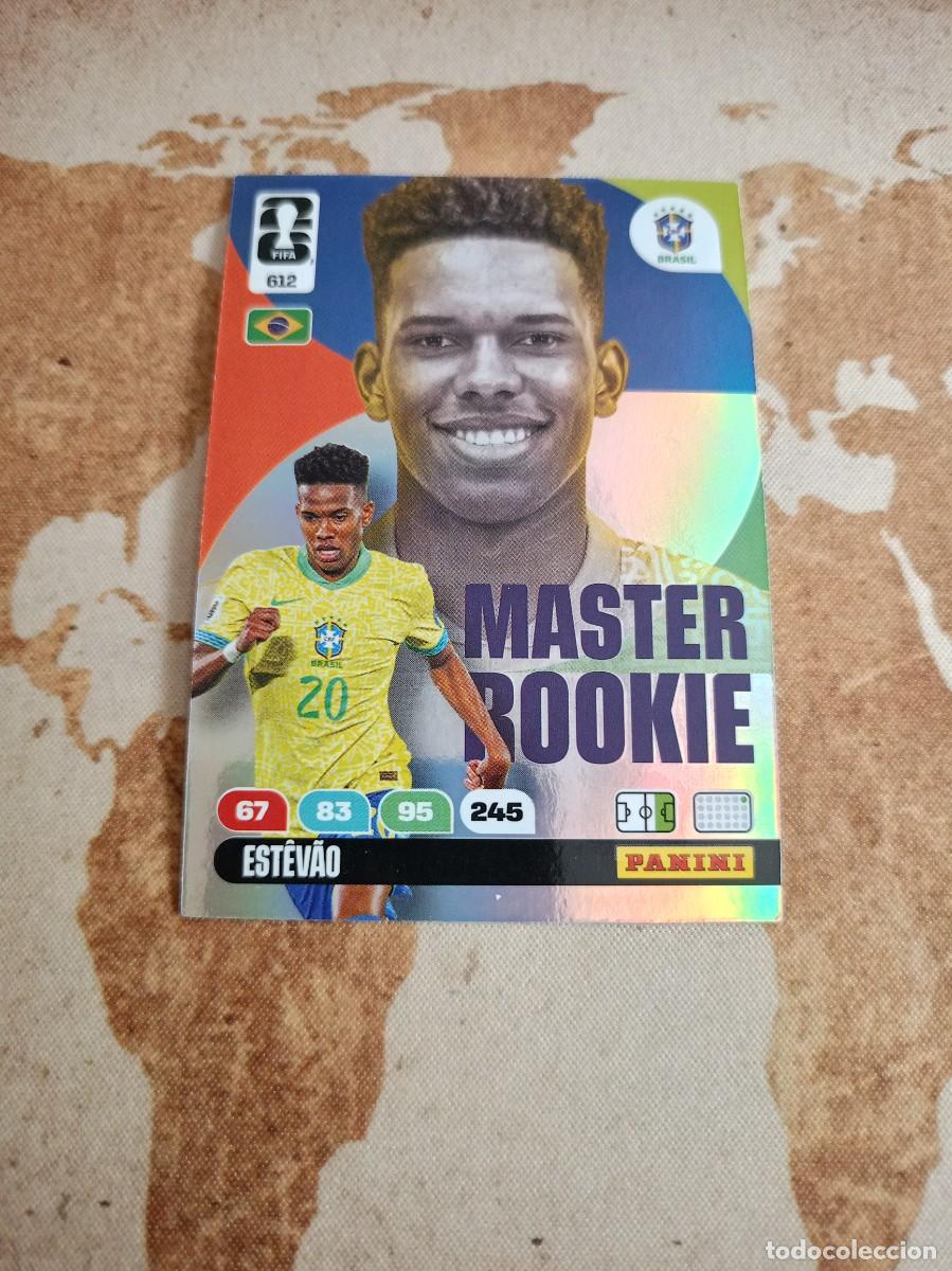 Cromos de Futebol: Master Rookie 612 ESTEVAO Adrenalyn WORLD cup 2026
