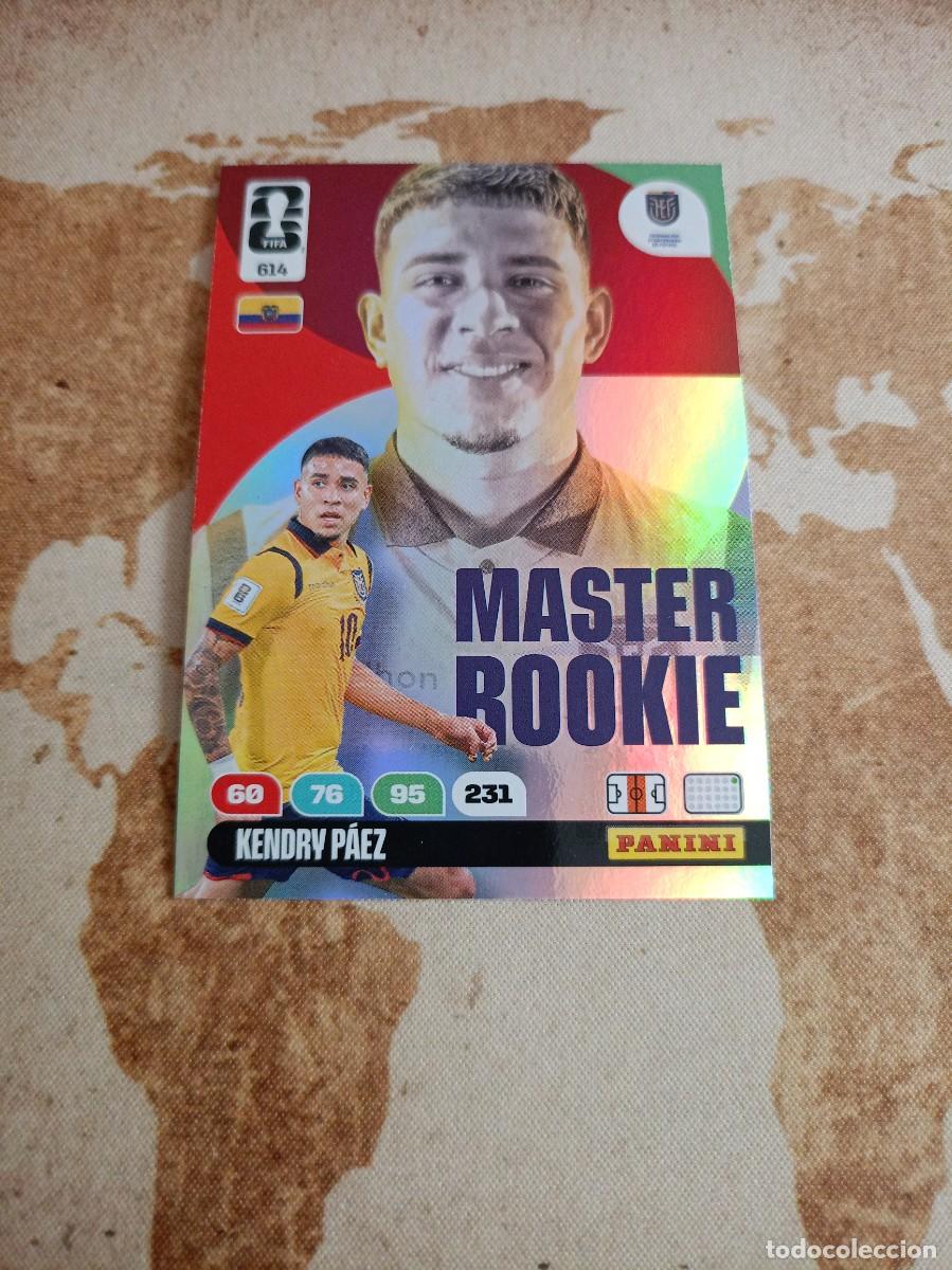 Cartes &agrave; collectionner de Football: Master Rookie 614 KENDRY P&Aacute;EZ Adrenalyn WORLD cup 2026