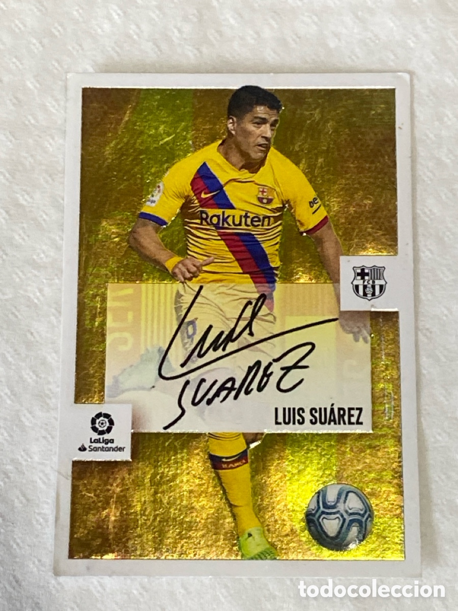 Football Stickers: Colecciones Panini Liga Este 2020 21 Serie 10 Aut&oacute;grafos Luis Su&aacute;rez FC Barcelona
