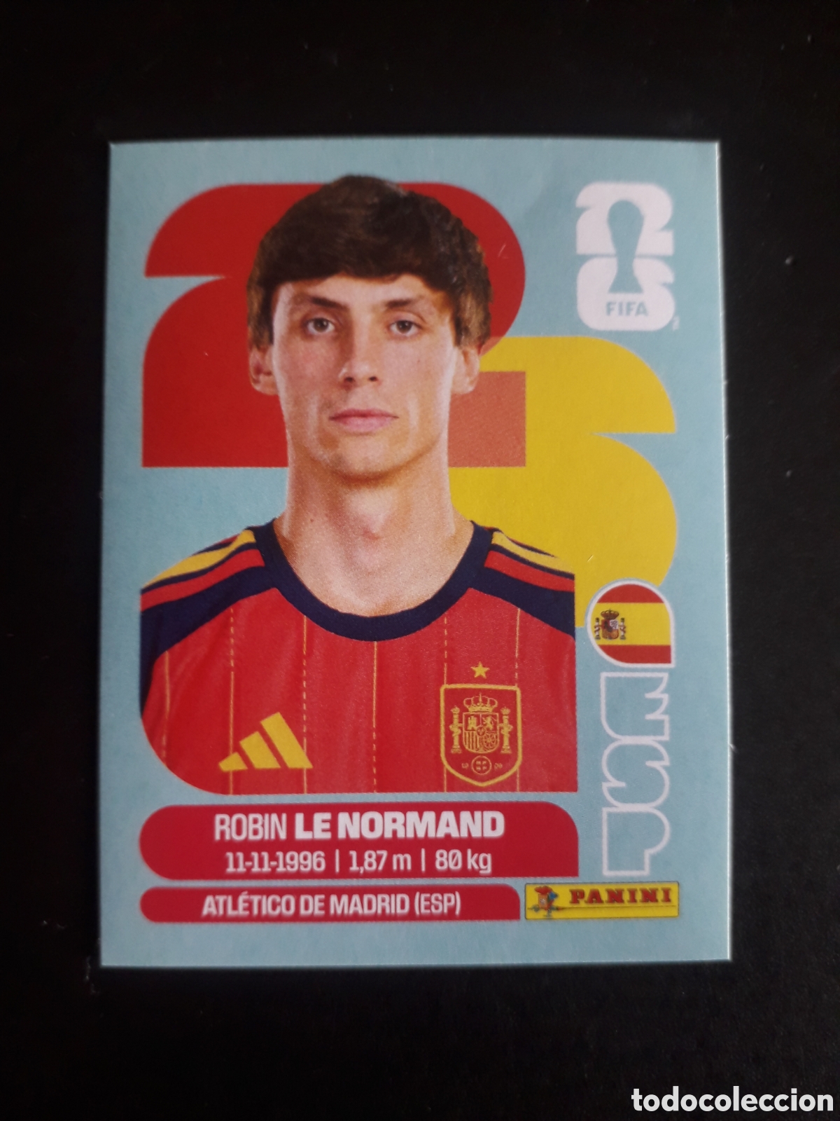 Fu&szlig;ball-Sticker: LE NORMAND ESPA&Ntilde;A ESP 3 MUNDIAL F&Uacute;TBOL 2026 FIFA WORLD CUP PANINI SIN PEGAR PEDIDO M&Iacute;NIMO 3&euro;.