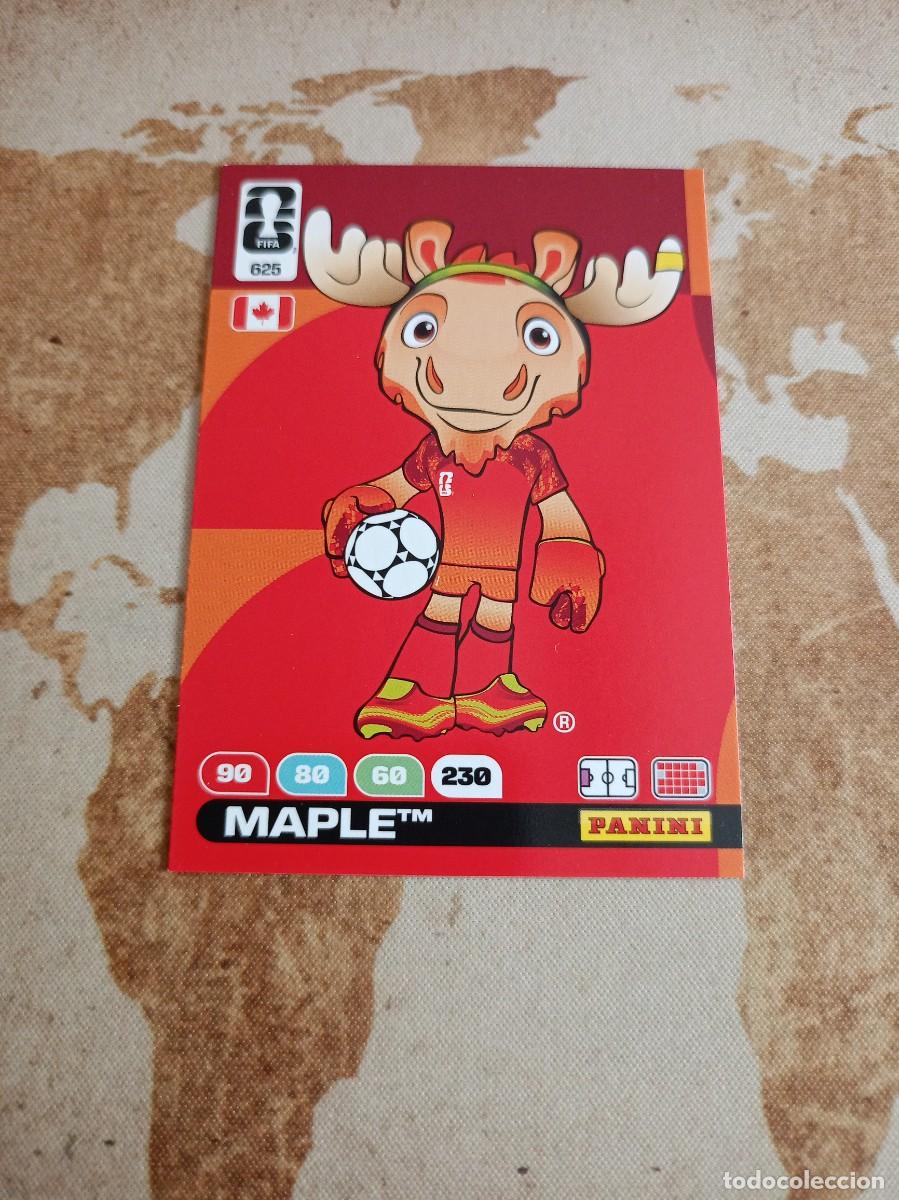 Cromos de f&uacute;tbol: Mascotas 625 MAPLE Adrenalyn WORLD cup 2026