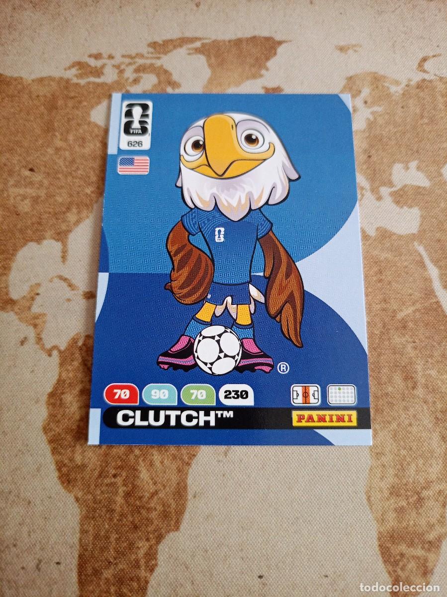Cromos de f&uacute;tbol: Mascotas 626 CLUTCH Adrenalyn WORLD cup 2026
