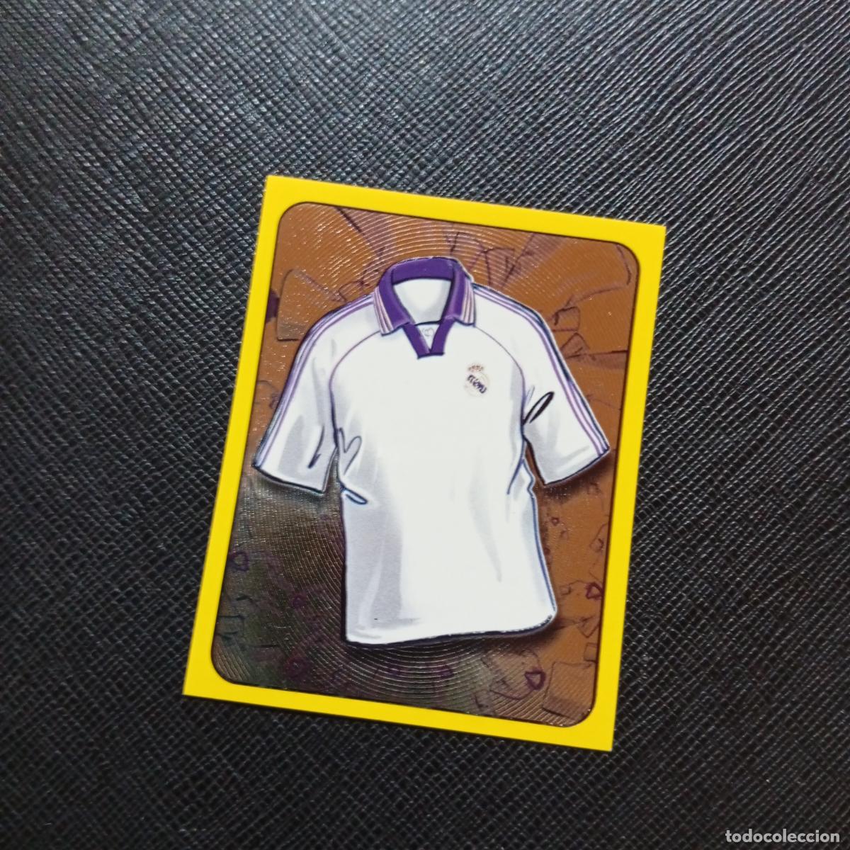 Cromos de f&uacute;tbol: 303 CAMISETA REAL MADRID PANINI SUPER CAMPEONATO 1998 1999 FUTBOL 98 99 - SIN PEGAR - A216 PG145