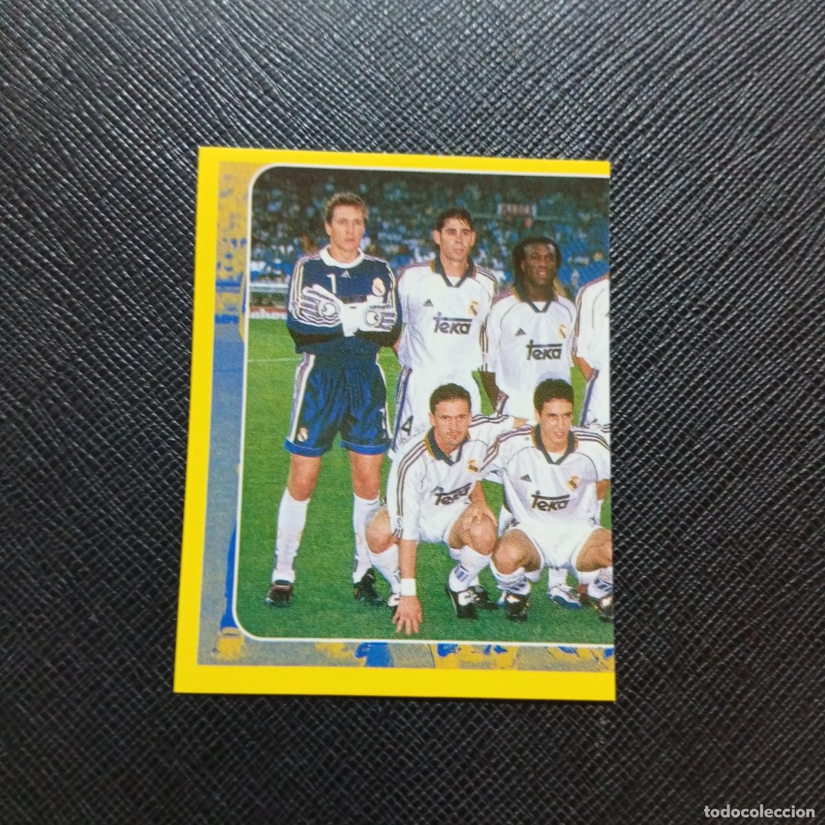 Cromos de f&uacute;tbol: 304 ALINEACION REAL MADRID PANINI SUPER CAMPEONATO 1998 1999 FUTBOL 98 99 - SIN PEGAR - A216 PG145