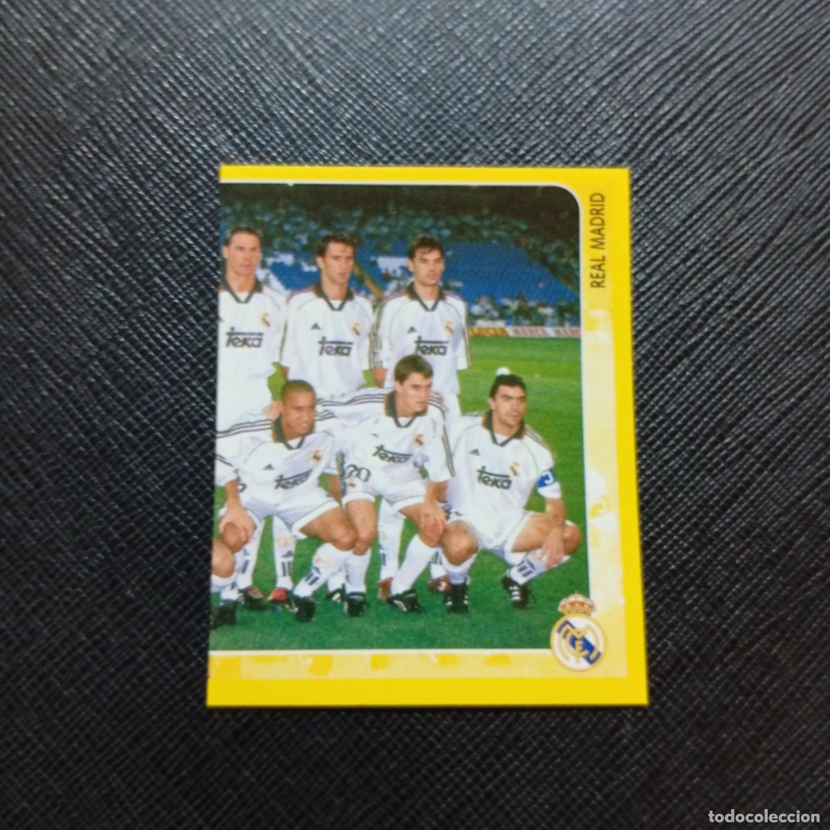 Cromos de f&uacute;tbol: 305 ALINEACION REAL MADRID PANINI SUPER CAMPEONATO 1998 1999 FUTBOL 98 99 - SIN PEGAR - A216 PG145