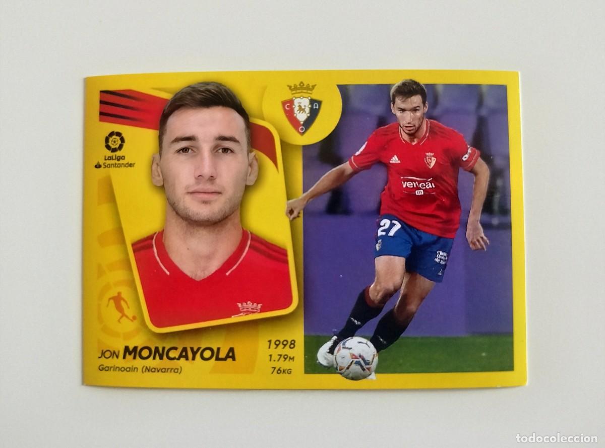 Cromos de f&uacute;tbol: Moncayola 14 SIN PEGAR NUNCA PEGADO CA Osasuna Liga Ediciones Este 21 22 / 2021 2022