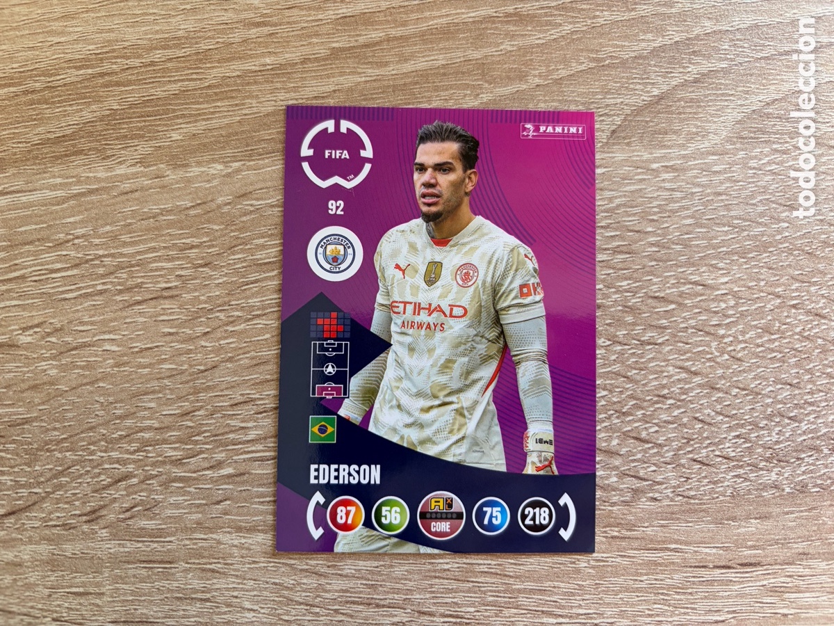 Football Stickers: MNC92 EDERSON PANINI FIFA CLUB WORLD CUP 2025 ADRENALYN XL MANCHESTER CITY