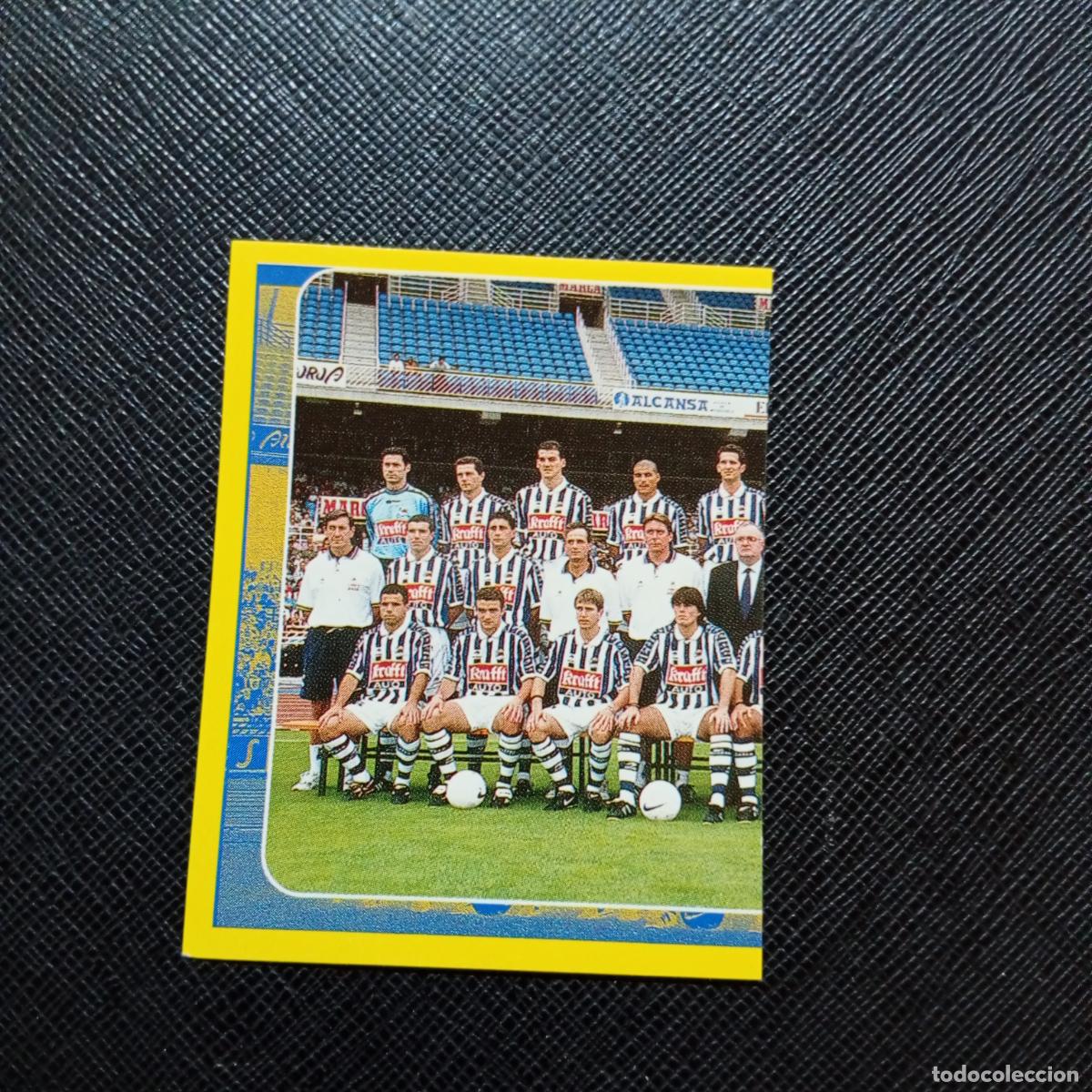 Football Stickers: 329 PLANTILLA REAL SOCIEDAD PANINI SUPER CAMPEONATO 1998 1999 FUTBOL 98 99 - SIN PEGAR - A216 PG154