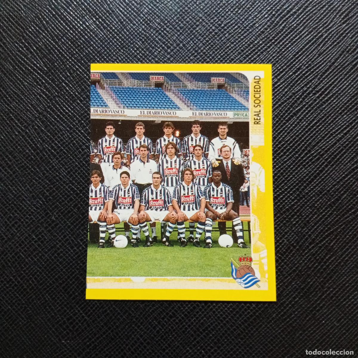 Football Stickers: 330 PLANTILLA REAL SOCIEDAD PANINI SUPER CAMPEONATO 1998 1999 FUTBOL 98 99 - SIN PEGAR - A216 PG154