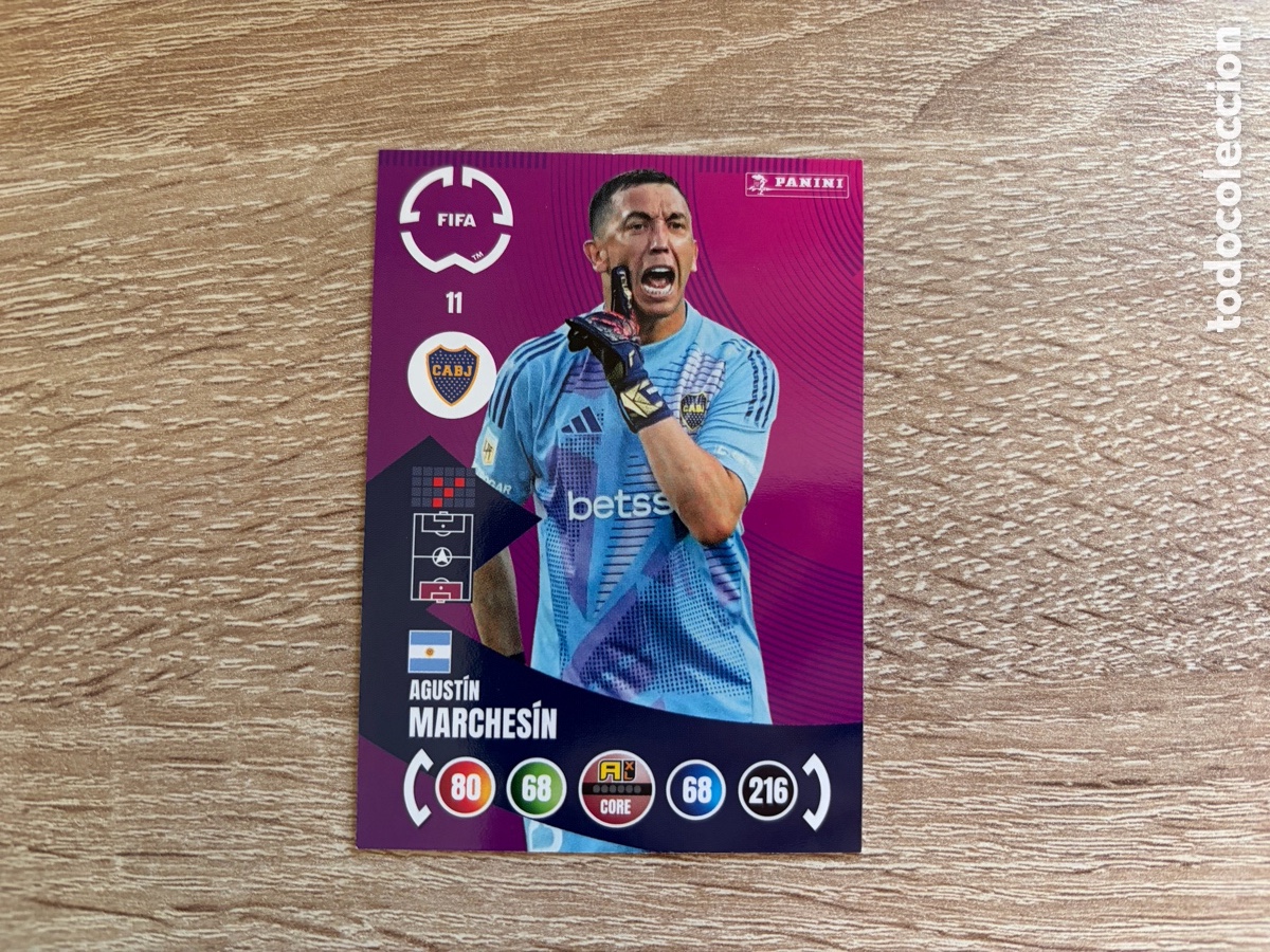 Cromos de Futebol: BJC11 AGUST&Iacute;N MARCHES&Iacute;N PANINI FIFA CLUB WORLD CUP 2025 ADRENALYN XL BOCA JUNIORS