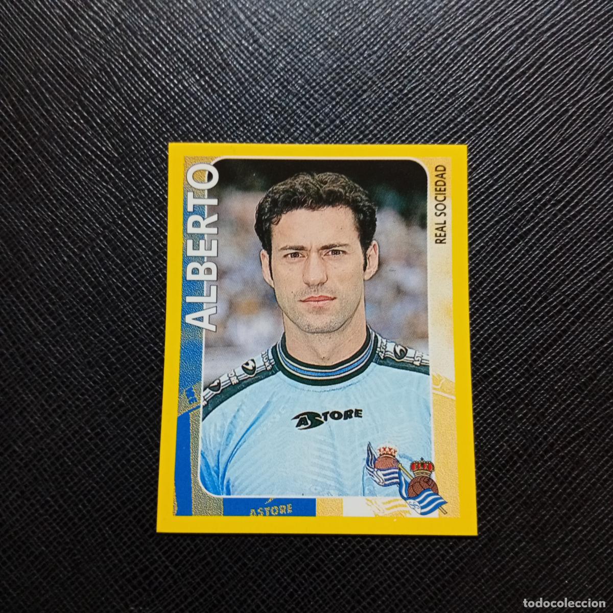 Football Stickers: 334 ALBERTO REAL SOCIEDAD PANINI SUPER CAMPEONATO 1998 1999 FUTBOL 98 99 - SIN PEGAR - A216 PG154