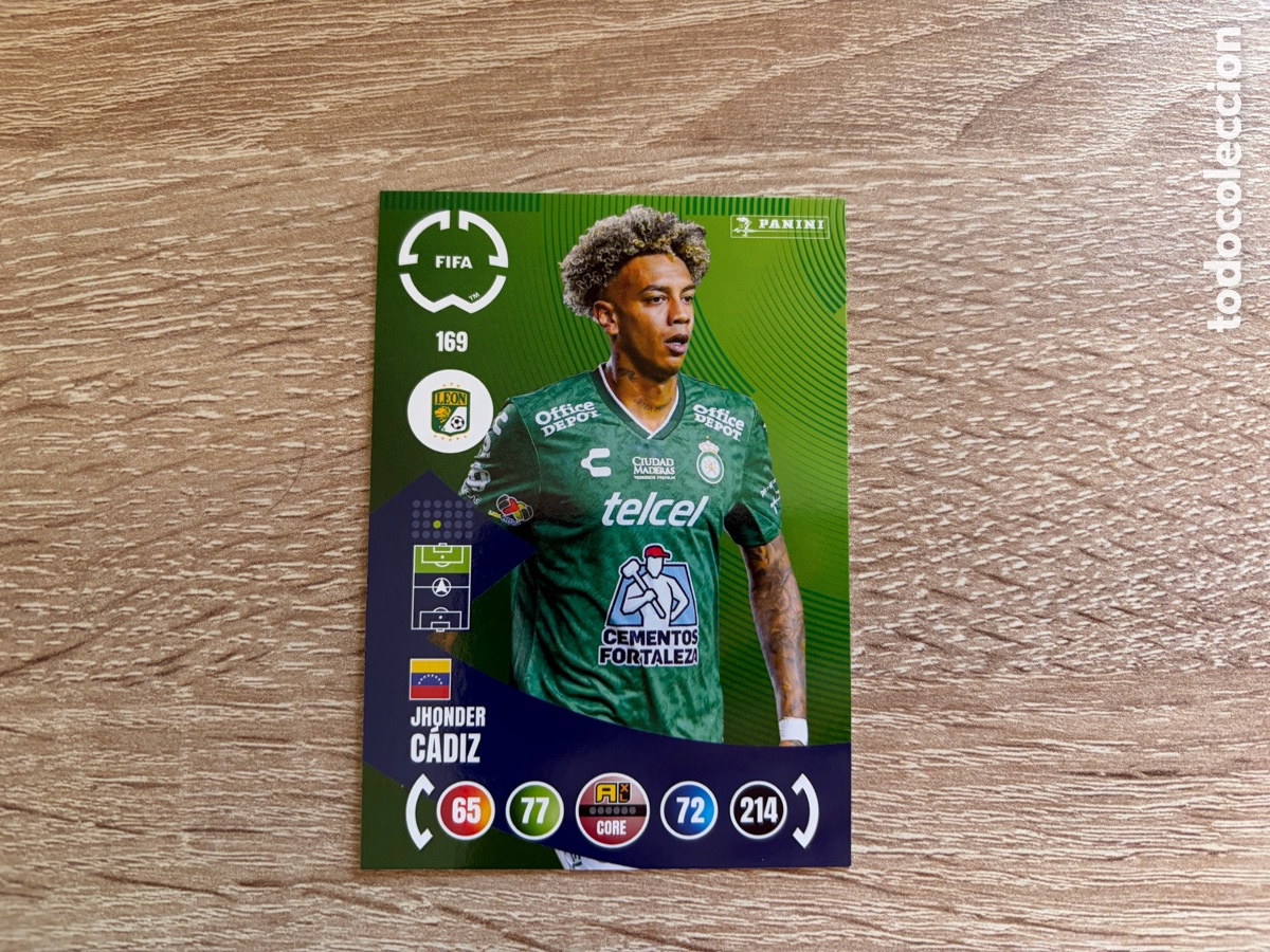 Fu&szlig;ball-Sticker: LEO169 JHONDER C&Aacute;DIZ PANINI FIFA CLUB WORLD CUP 2025 ADRENALYN XL CLUB LE&Oacute;N