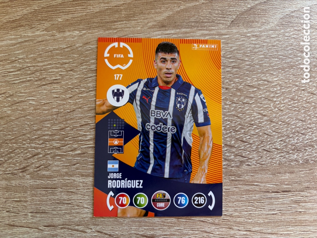 Fu&szlig;ball-Sticker: MTY177 JORGE RODR&Iacute;GUEZ PANINI FIFA CLUB WORLD CUP 2025 ADRENALYN XL MONTERREY