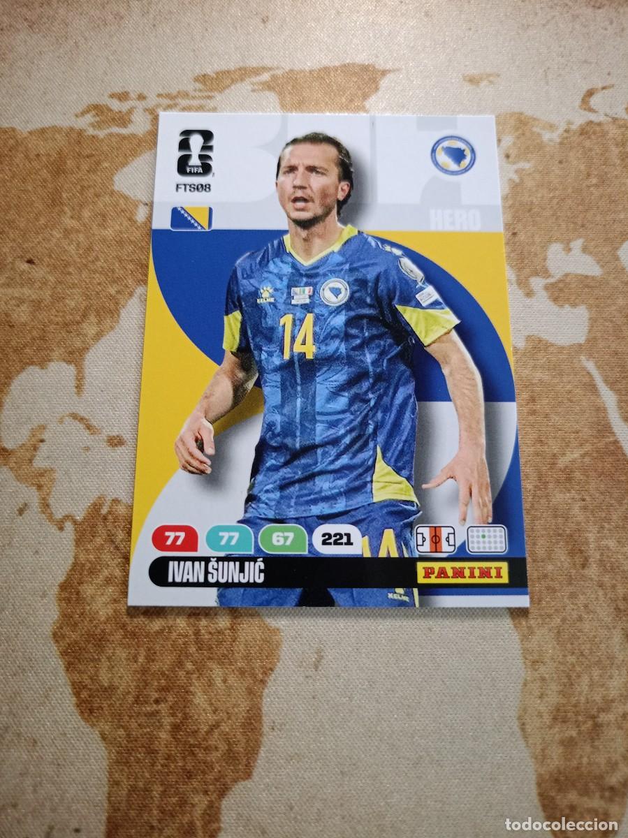 Fu&szlig;ball-Sticker: FTS08 IV&Aacute;N SUNJIC BOSNIA HERZEGOVINA Adrenalyn WORLD cup 2026