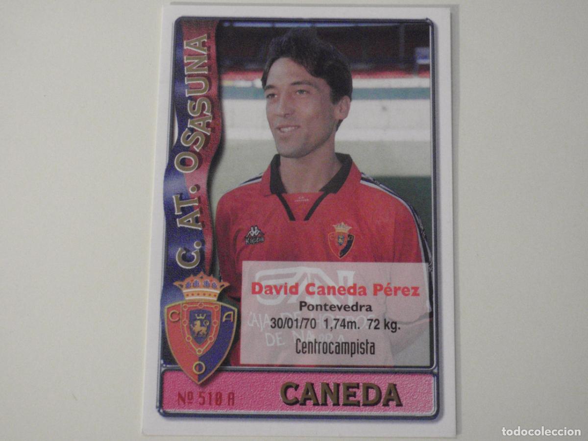 Football Stickers: 510A. CANEDA - 510 B. SIMONS (Osasuna) LAS FICHAS DE LA LIGA 1996 1997 MUNDICROMO. 96 97