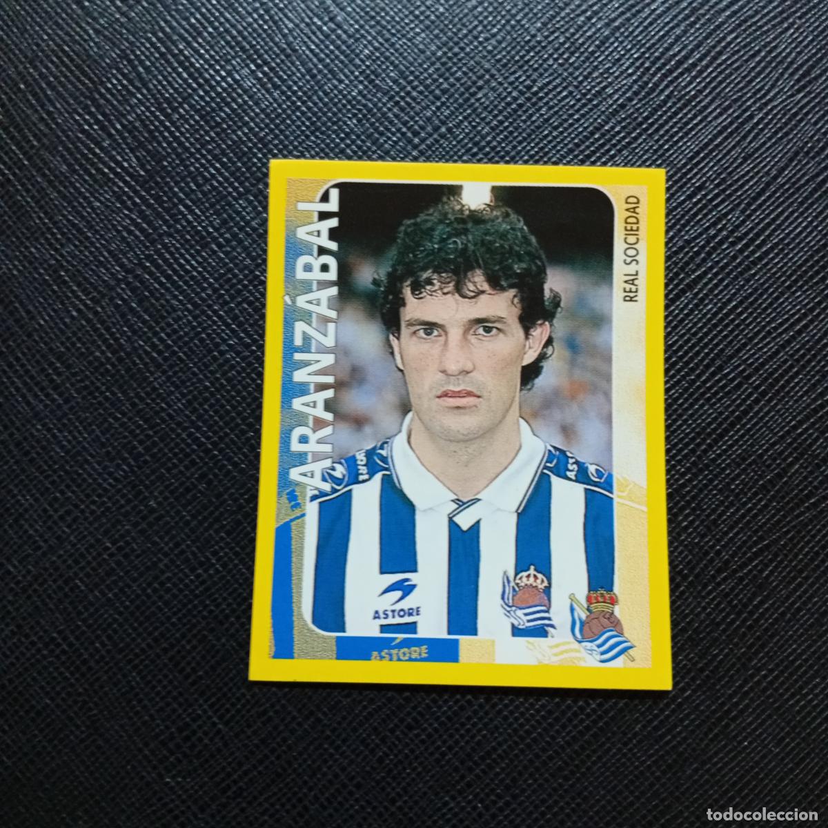 Football Stickers: 338 ARANZABAL REAL SOCIEDAD PANINI SUPER CAMPEONATO 1998 1999 FUTBOL 98 99 - SIN PEGAR - A216 PG163