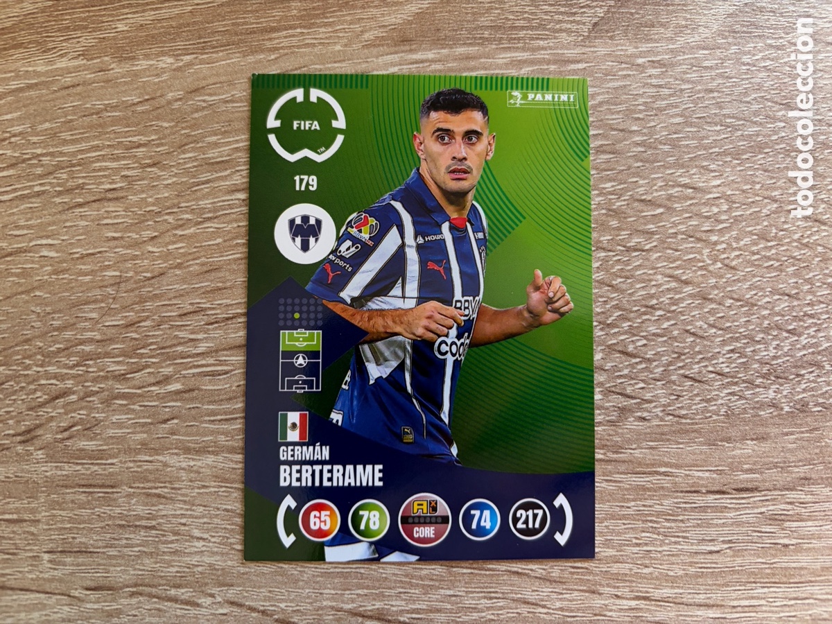 Figurine di Calcio: MTY179 GERM&Aacute;N BERTERAME PANINI FIFA CLUB WORLD CUP 2025 ADRENALYN XL MONTERREY