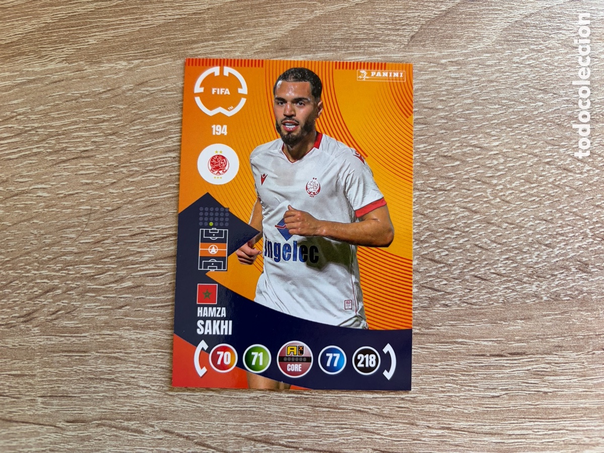 Cromos de f&uacute;tbol: WAC194 HAMZA SAKHI PANINI FIFA CLUB WORLD CUP 2025 ADRENALYN XL WYDAD AC