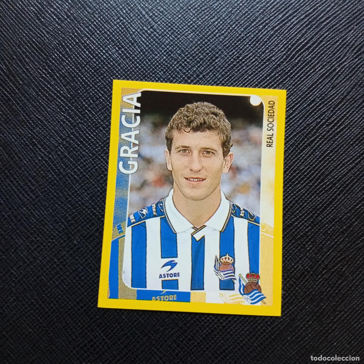 Cromos de f&uacute;tbol: 342 GRACIA REAL SOCIEDAD PANINI SUPER CAMPEONATO 1998 1999 FUTBOL 98 99 - SIN PEGAR - A216 PG163