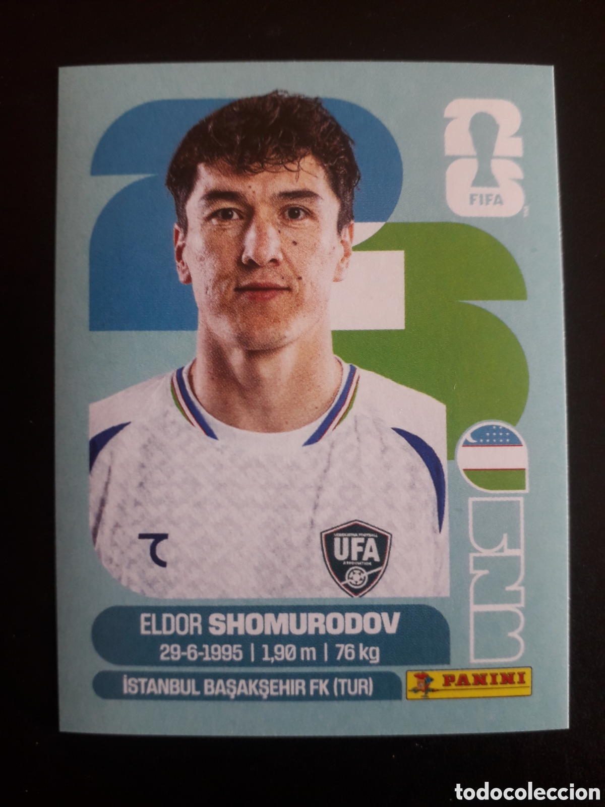 Cromos de f&uacute;tbol: SHOMURDOV UZBEKISTAN UZB 16 MUNDIAL F&Uacute;TBOL 2026 FIFA WORLD CUP PANINI SIN PEGAR PEDIDO M&Iacute;NIMO 3&euro;.