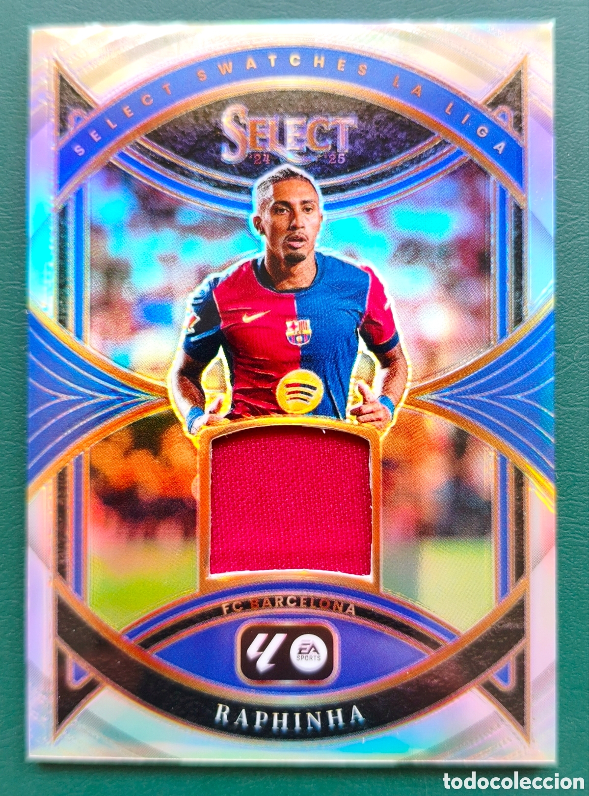 Cromos de Futebol: #SW-RPA Raphinha Silver Prizm Patch | FC Barcelona 2024-25 Select Swatches La Liga 24 25