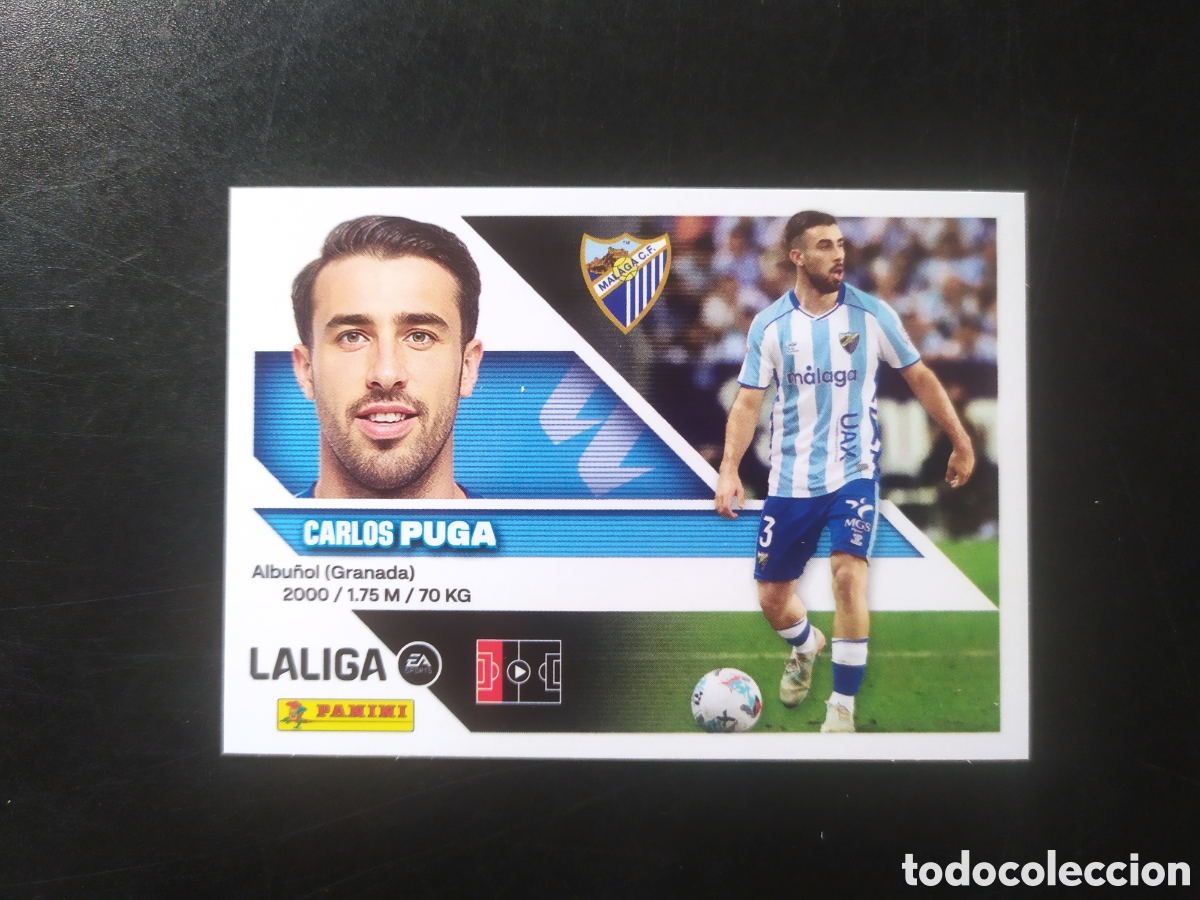 Cartes &agrave; collectionner de Football: Liga este 2026 2027 26 27 panini Puga n&deg; 5 M&aacute;laga