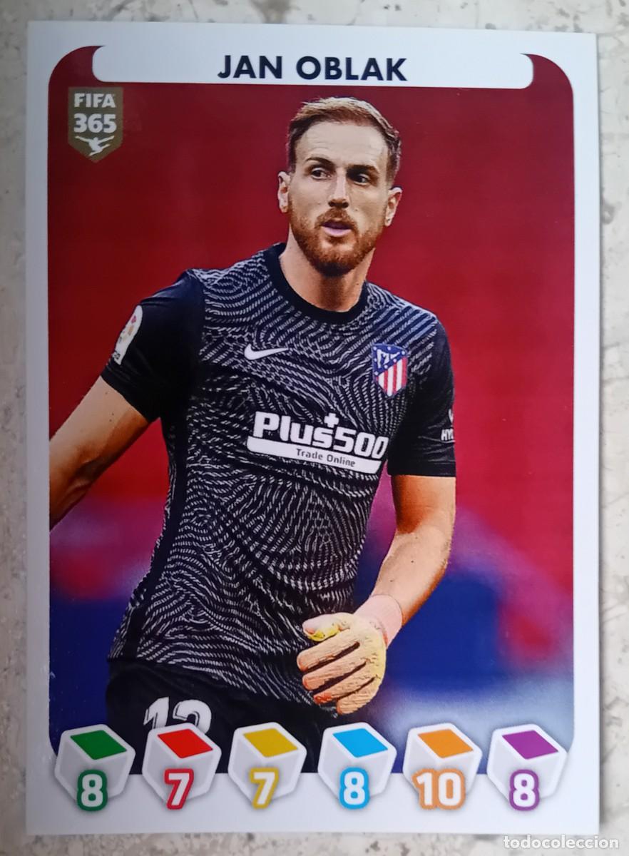 Cromos de f&uacute;tbol: Figurina Panini 2020-21 Cromo Fifa 365 2021 Jan Oblak Atletico Madrid n 134
